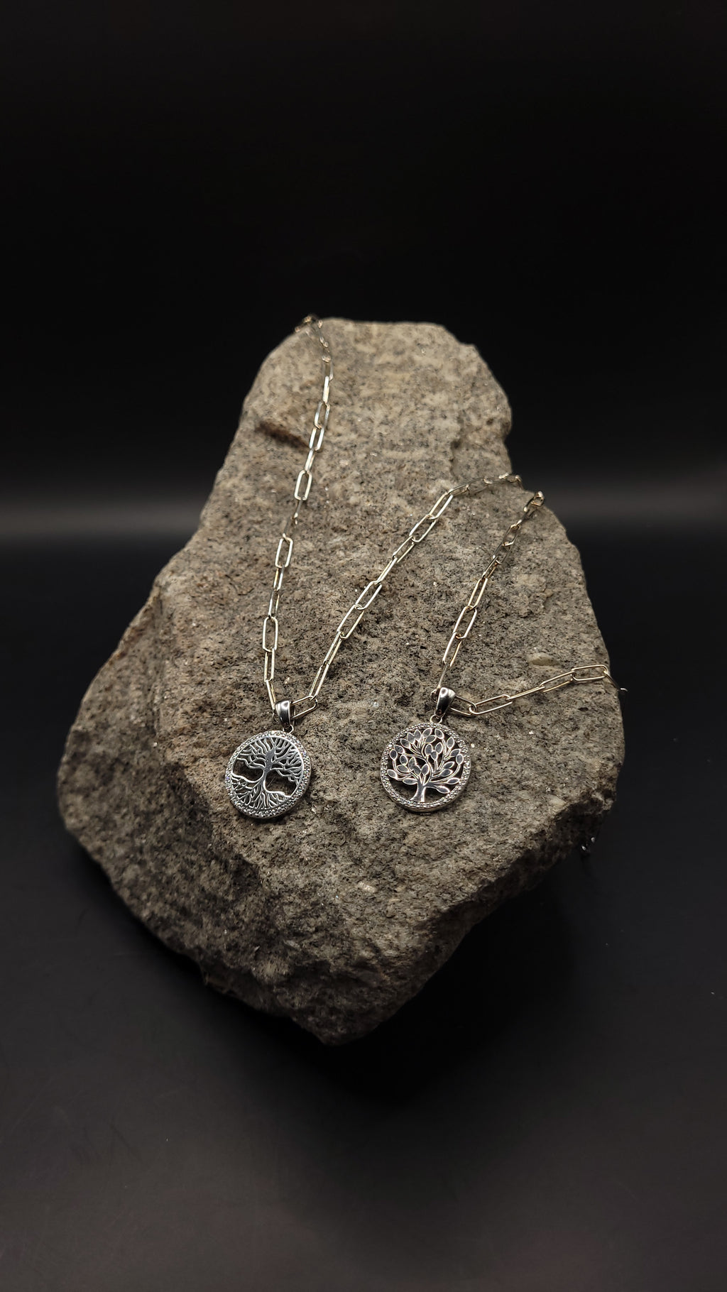 "Großgliederkette Lebensbaum" 925 Sterling Silber - bis 60 cm