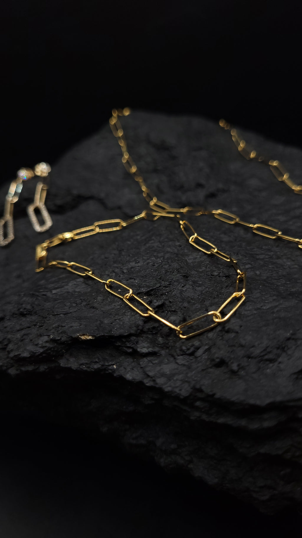 Edles Großglieder-Set "zeitlose Eleganz" 925 Sterling Silber inkl. Vergoldung - unisex