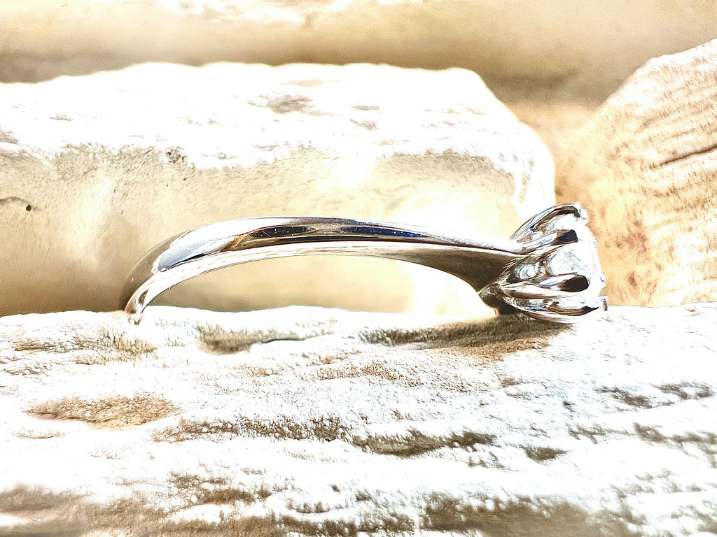 Luxus Diamondring / Verlobungsring „Classic“  – 585er Weißgold - Nr. 53 (13)