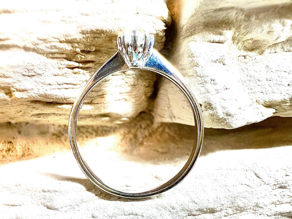 Luxus Diamondring / Verlobungsring „Classic“  – 585er Weißgold - Nr. 53 (13)