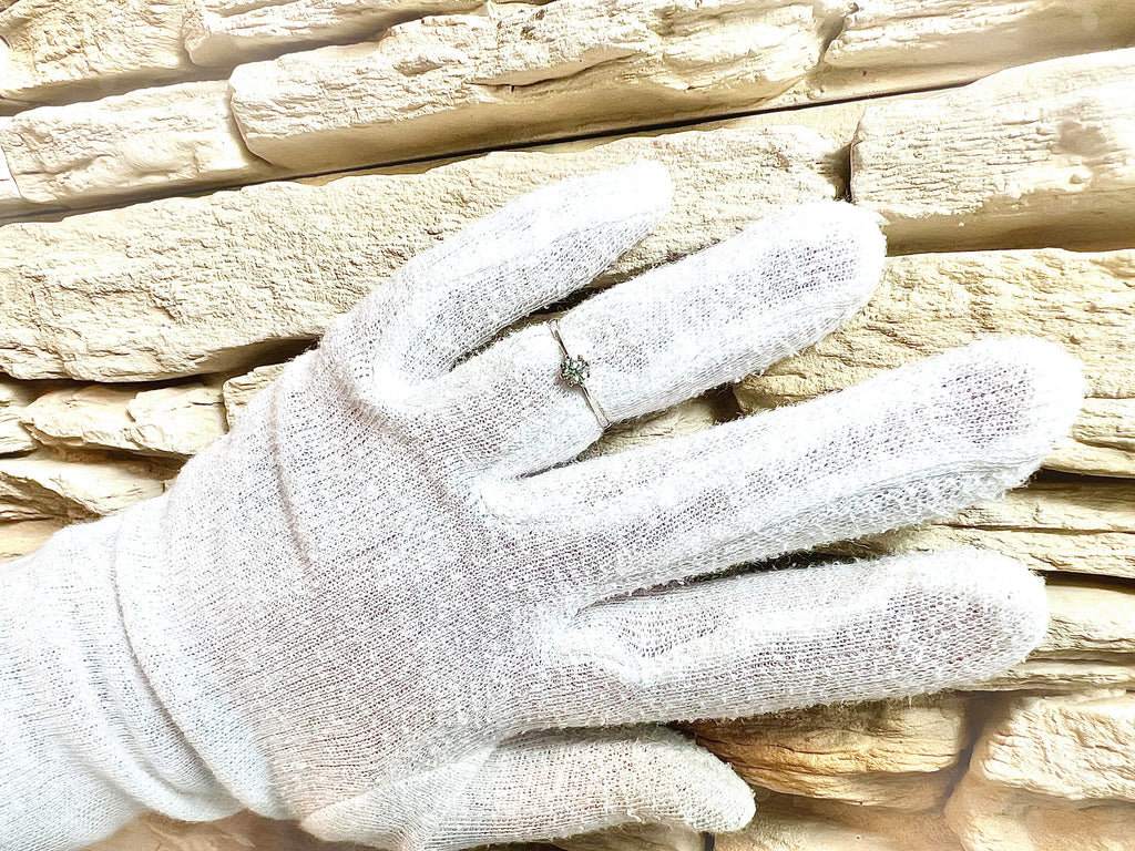 Luxus Diamondring / Verlobungsring „Classic“  – 585er Weißgold - Nr. 53 (13)