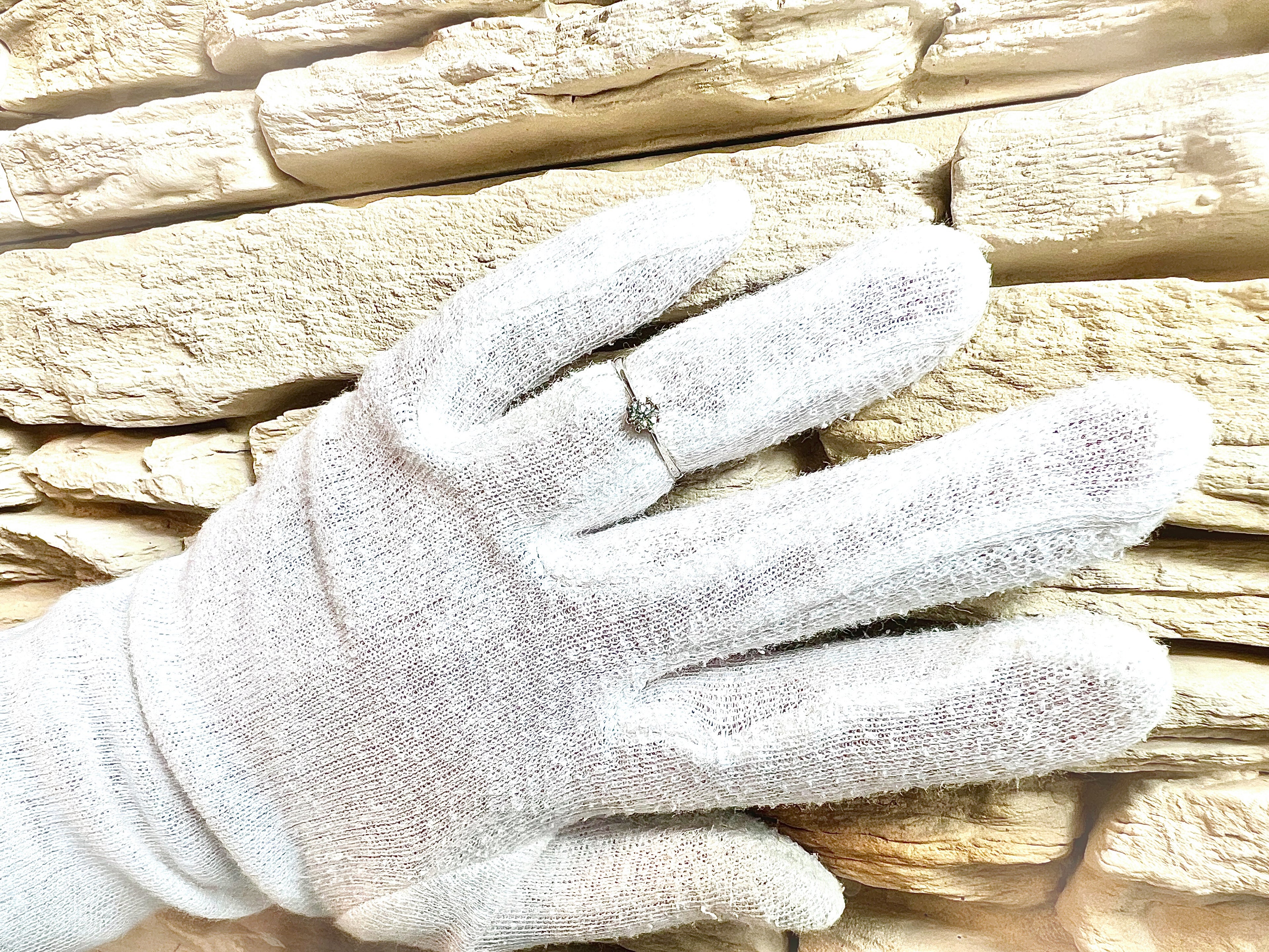 Luxus Diamondring / Verlobungsring „Classic“  – 585er Weißgold - Nr. 53 (13)