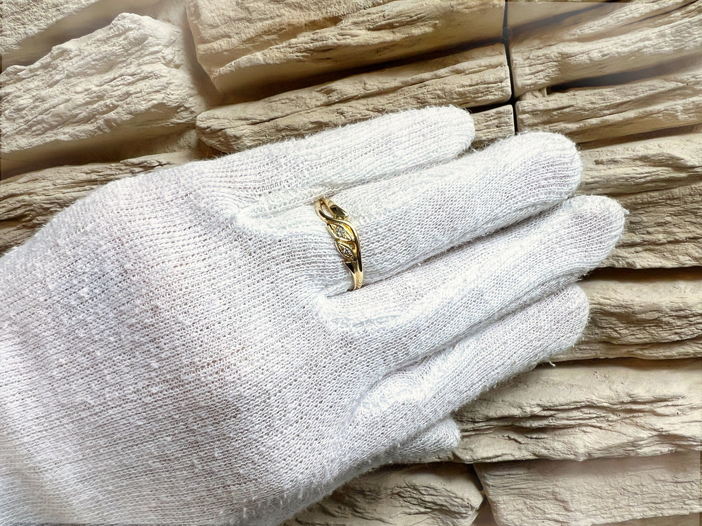 Luxus Diamondring / Verlobungsring „Nature-Soul“  – 585er Gold - Nr. 59 (19)