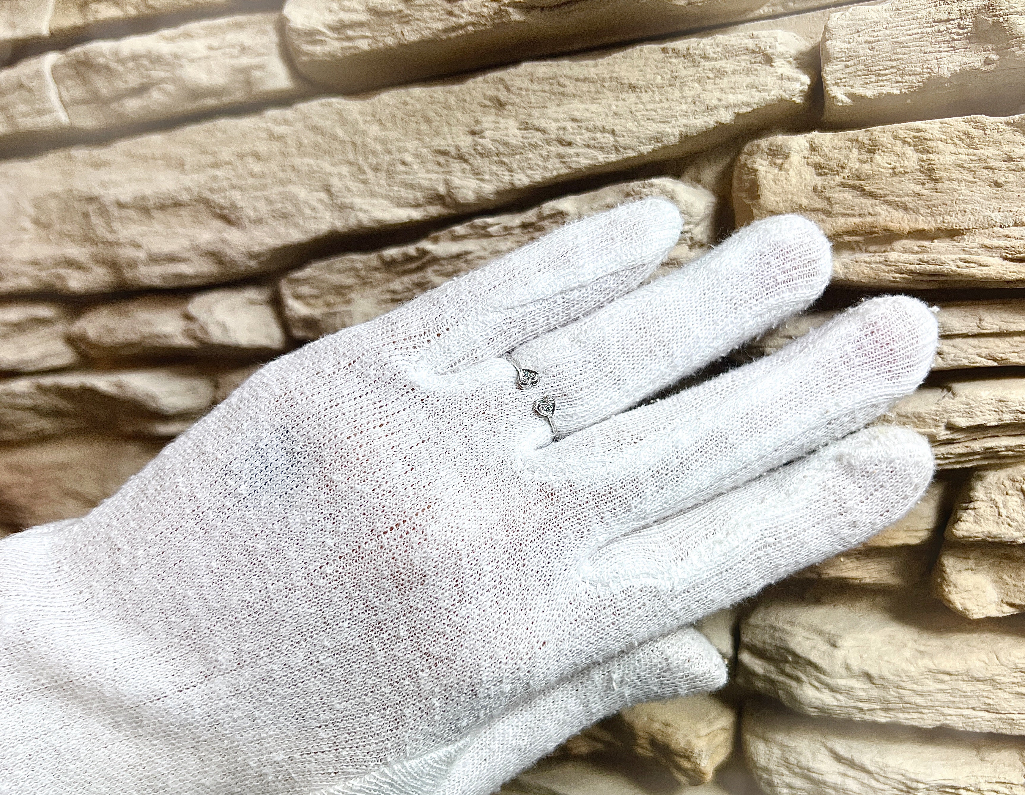 Luxus Diamantenring / Verlobungsring „LOVE“  – 585er Weißgold - Nr. 55-59 (15-19)