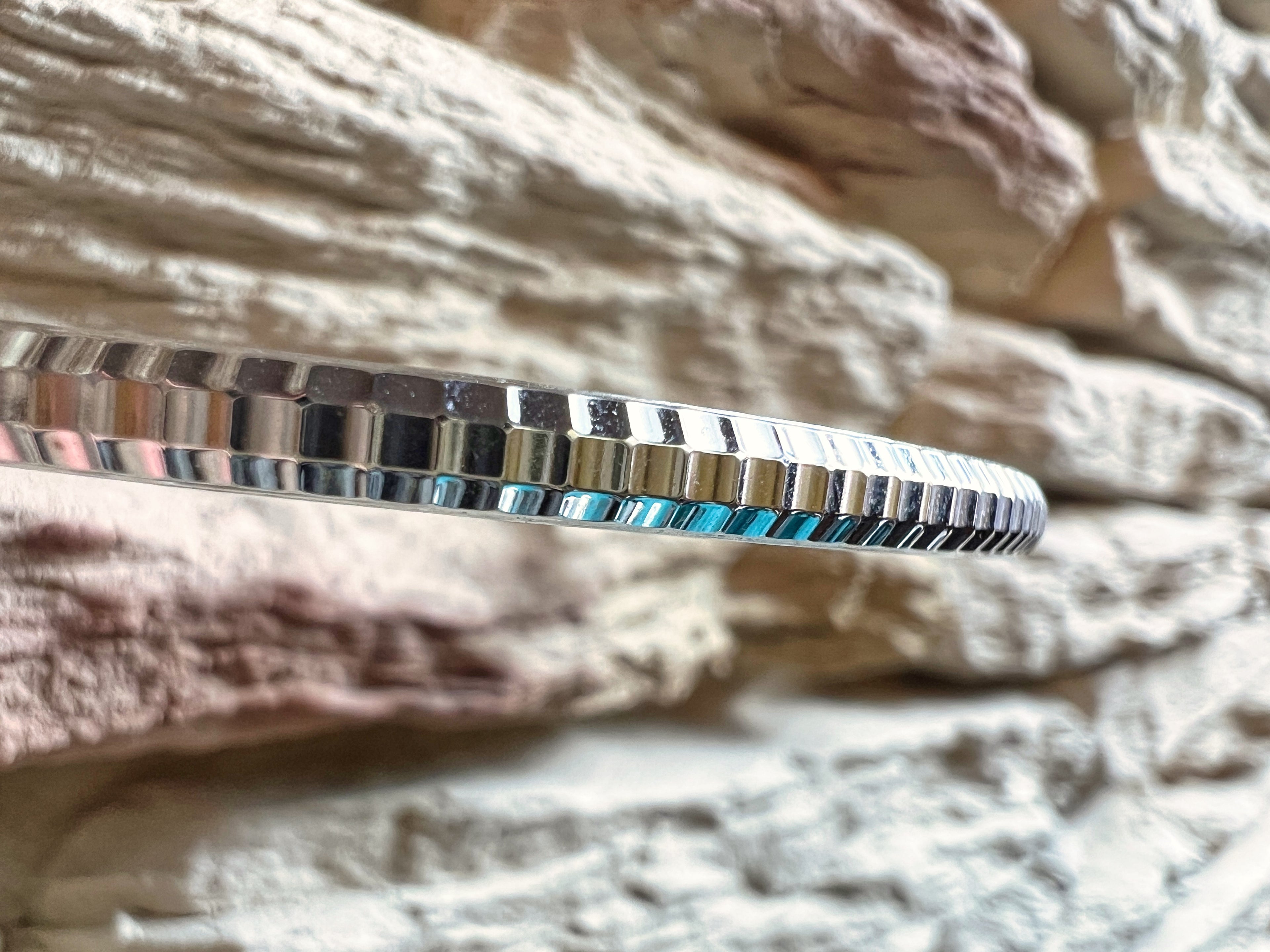 Armreif/Armspange aus 333er Weißgold – Klassisch - UNIKAT