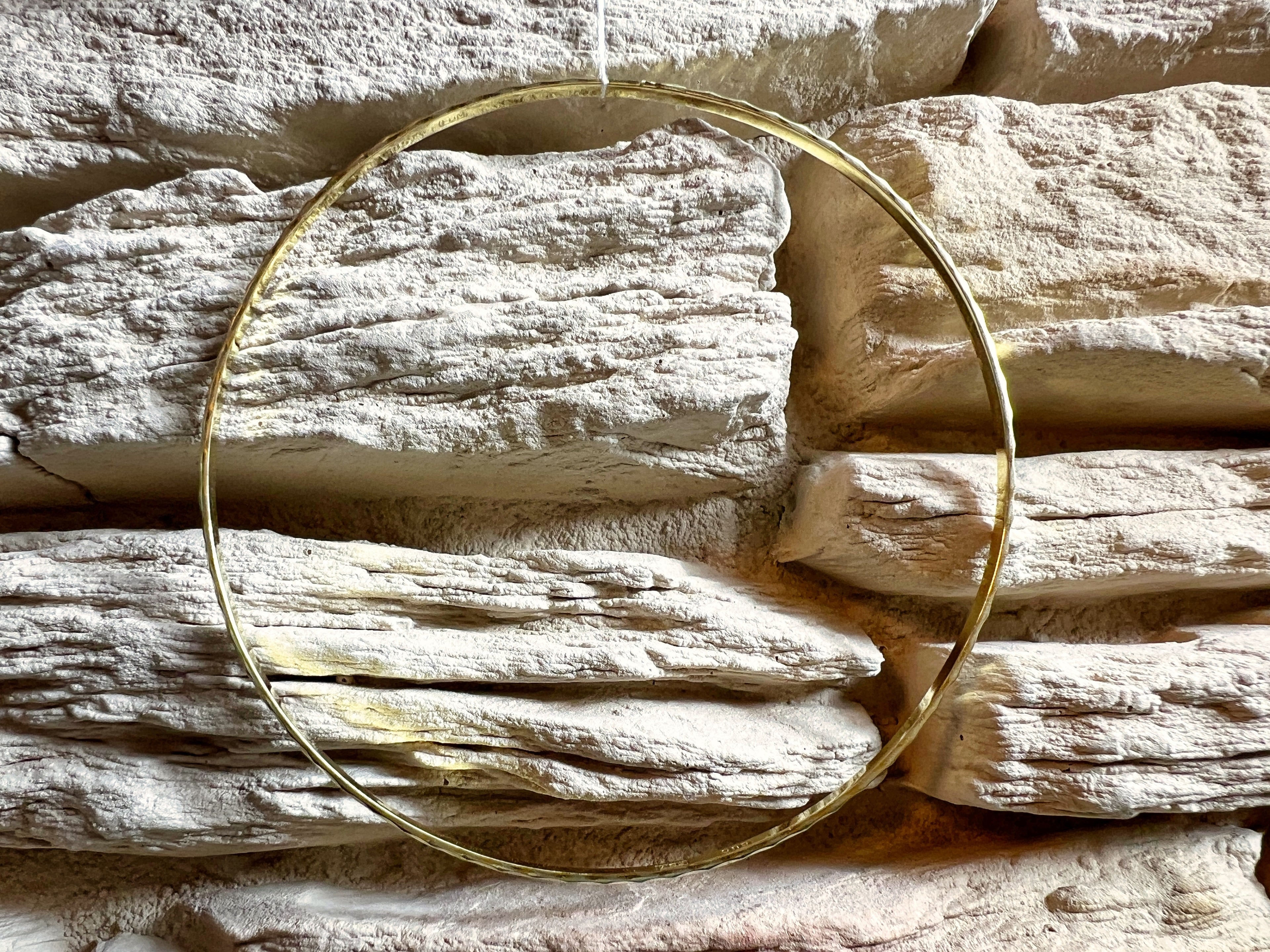 Schlüpfreif aus 585er Gold - Zeitlose Eleganz - Durchmesser: 6,5 cm - UNIKAT