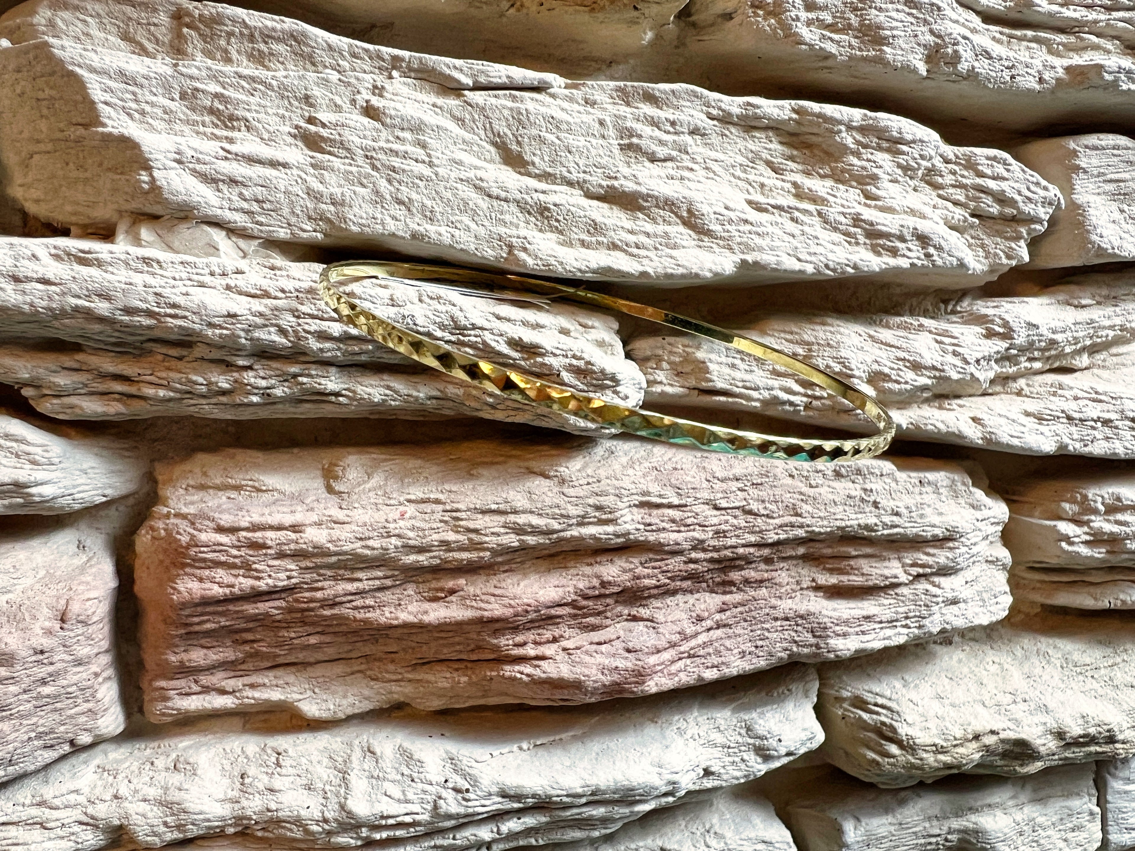 Schlüpfreif aus 585er Gold - Zeitlose Eleganz - Durchmesser: 6,5 cm - UNIKAT