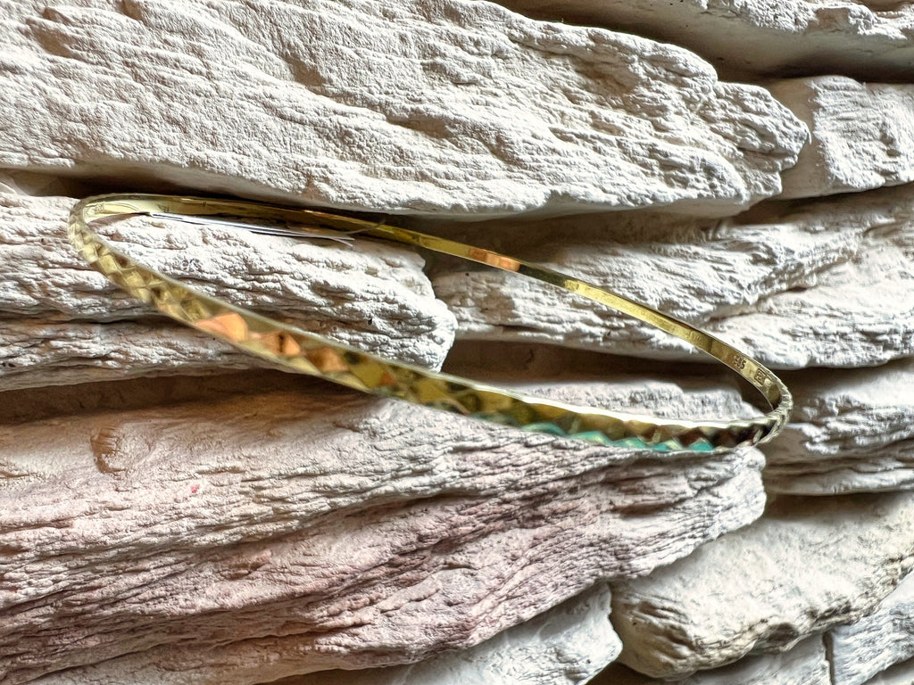 Schlüpfreif aus 585er Gold - Zeitlose Eleganz - Durchmesser: 6,5 cm - UNIKAT