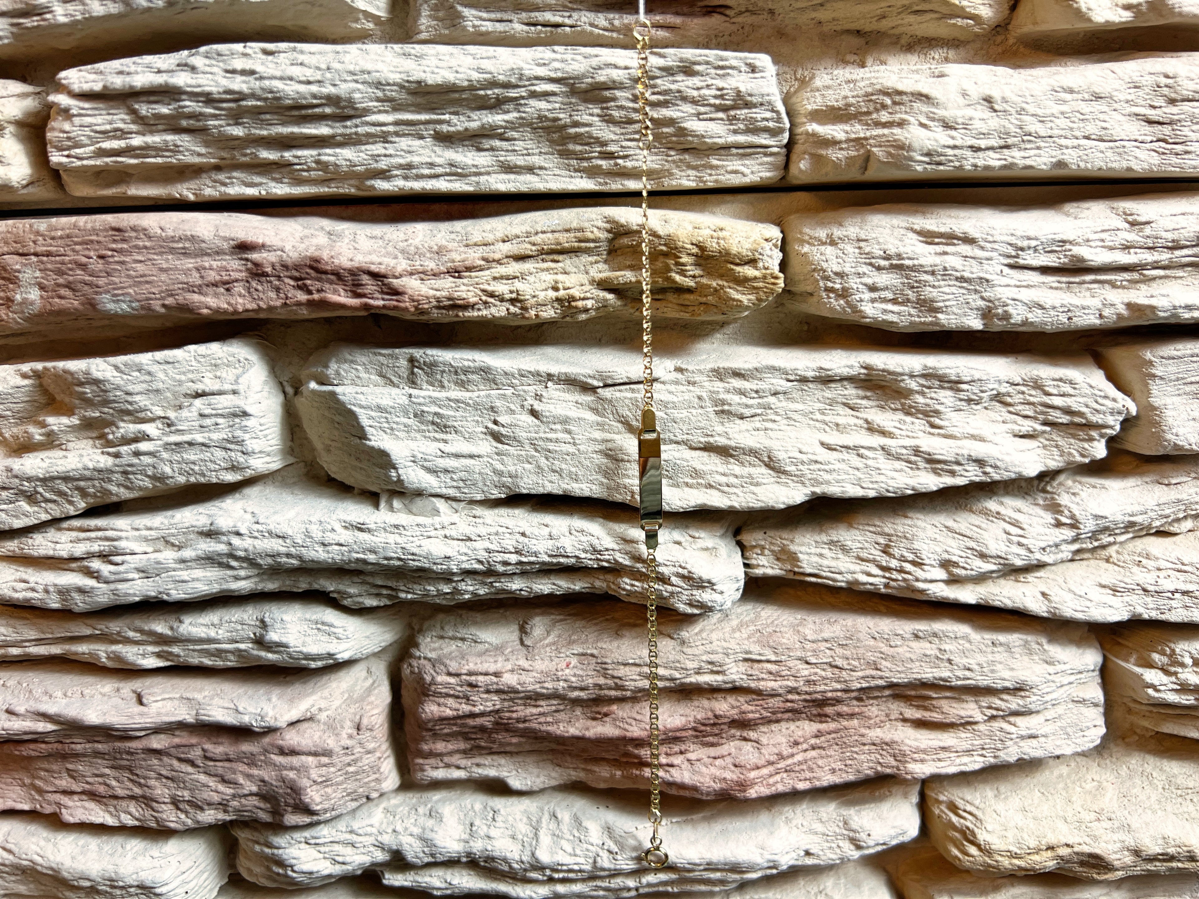 ID-Armband Baby 585er Gold - Klassik - 14 + 16 cm - personalisierbar