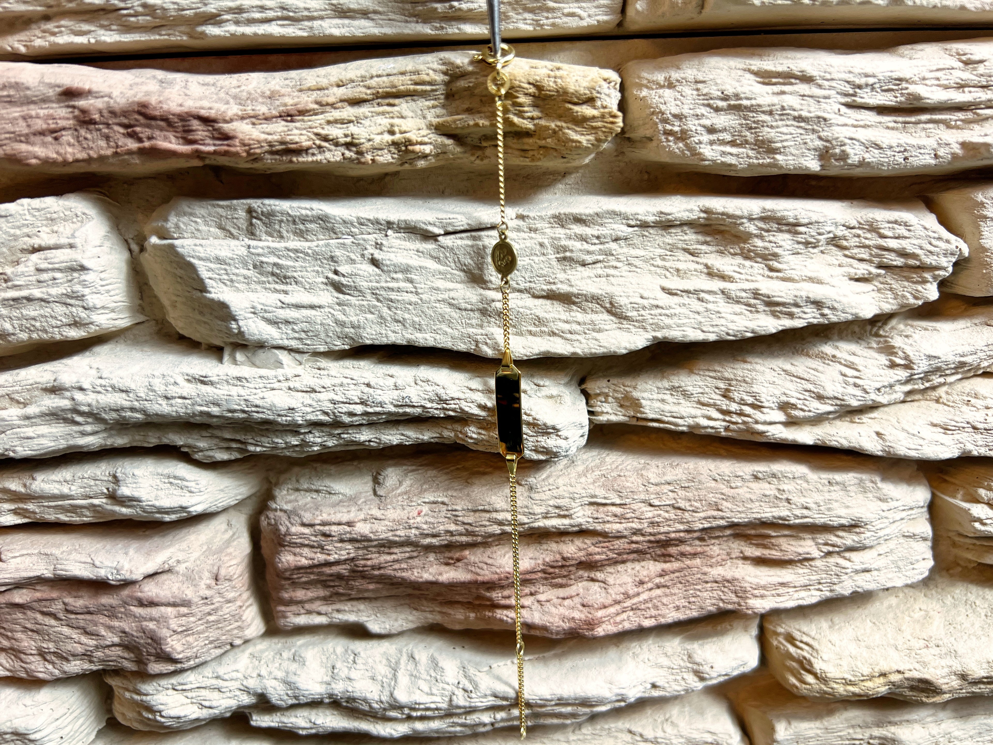 ID-Armband Baby 333er Gold - Schutzengel - 12 cm + 14 cm - personalisierbar