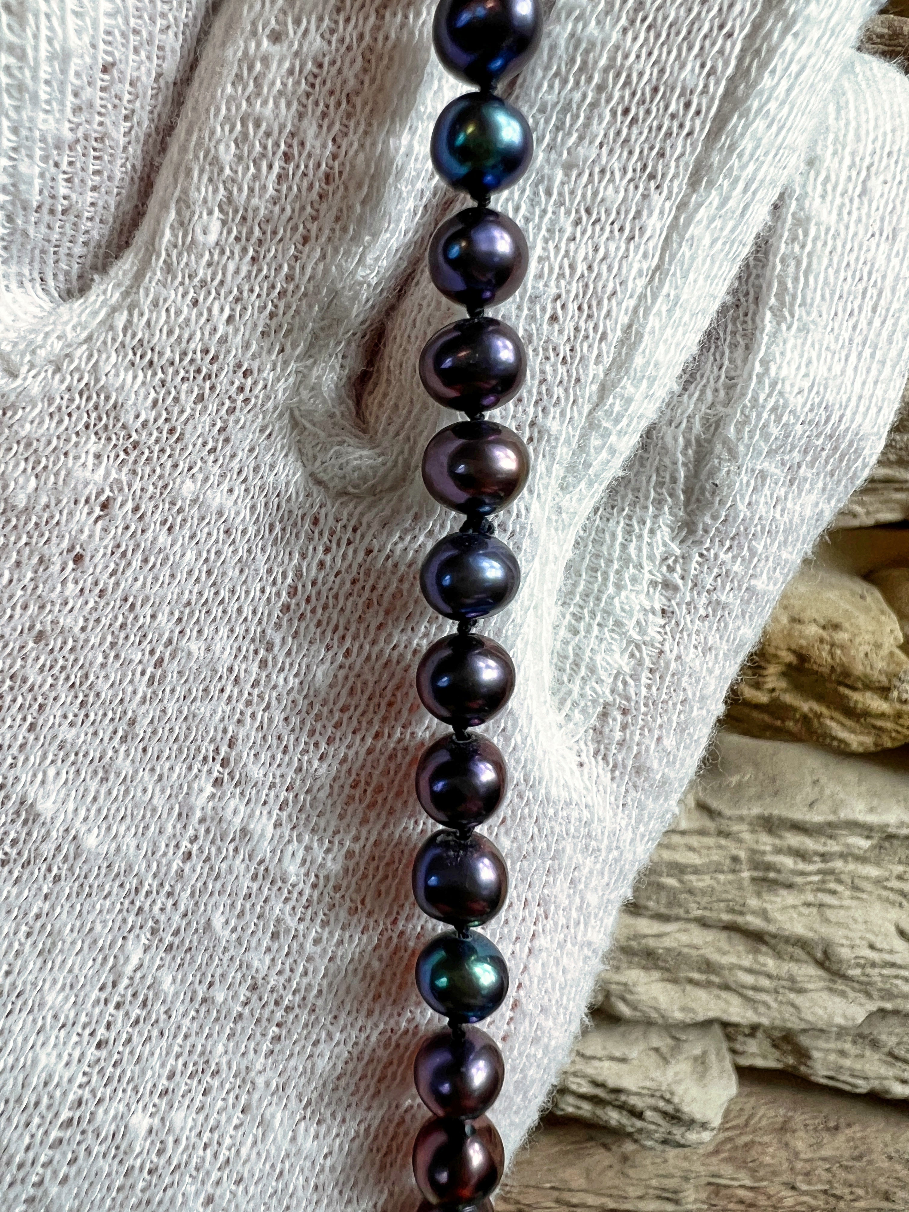 Edles Perlenarmband aus 585er Gold - WEISHEIT - ca. 20 cm