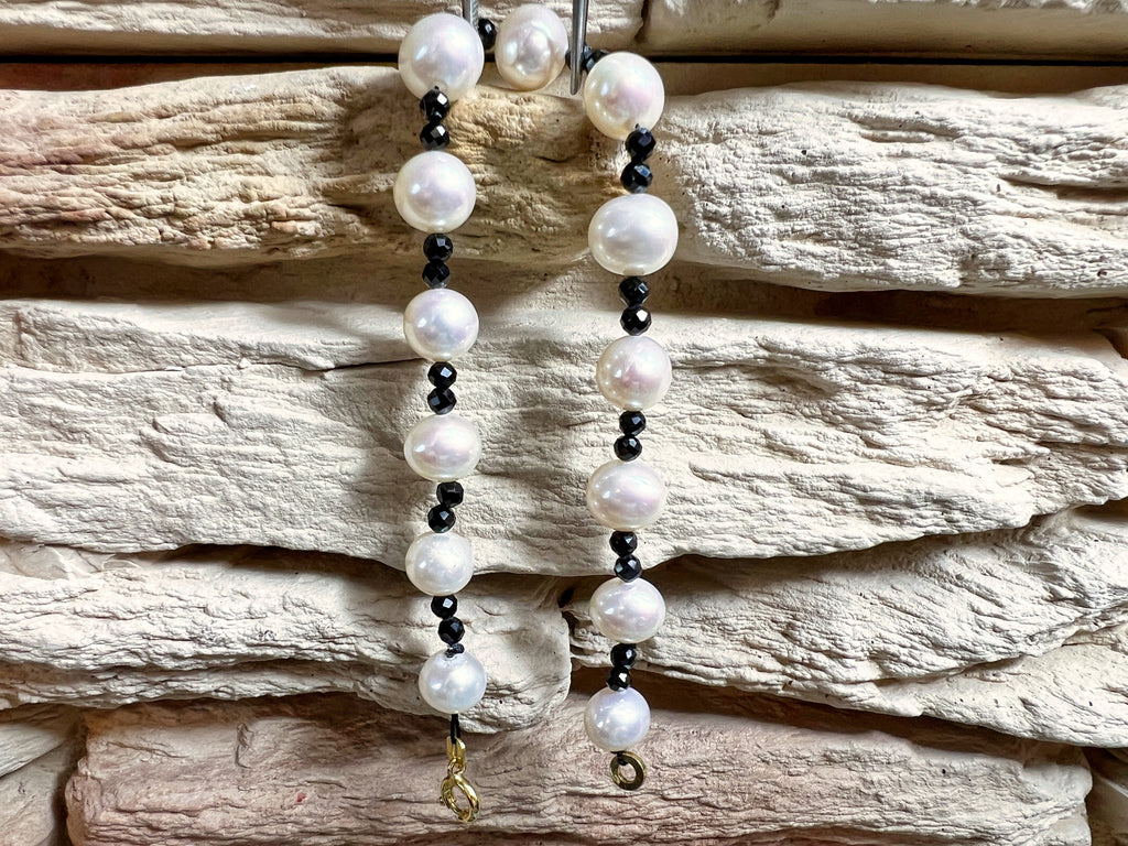 Edles Perlenarmband aus 333er Gold - GLÜCK & ENERGIE - 18,5 cm