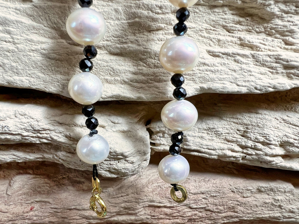 Edles Perlenarmband aus 333er Gold - GLÜCK & ENERGIE - 18,5 cm