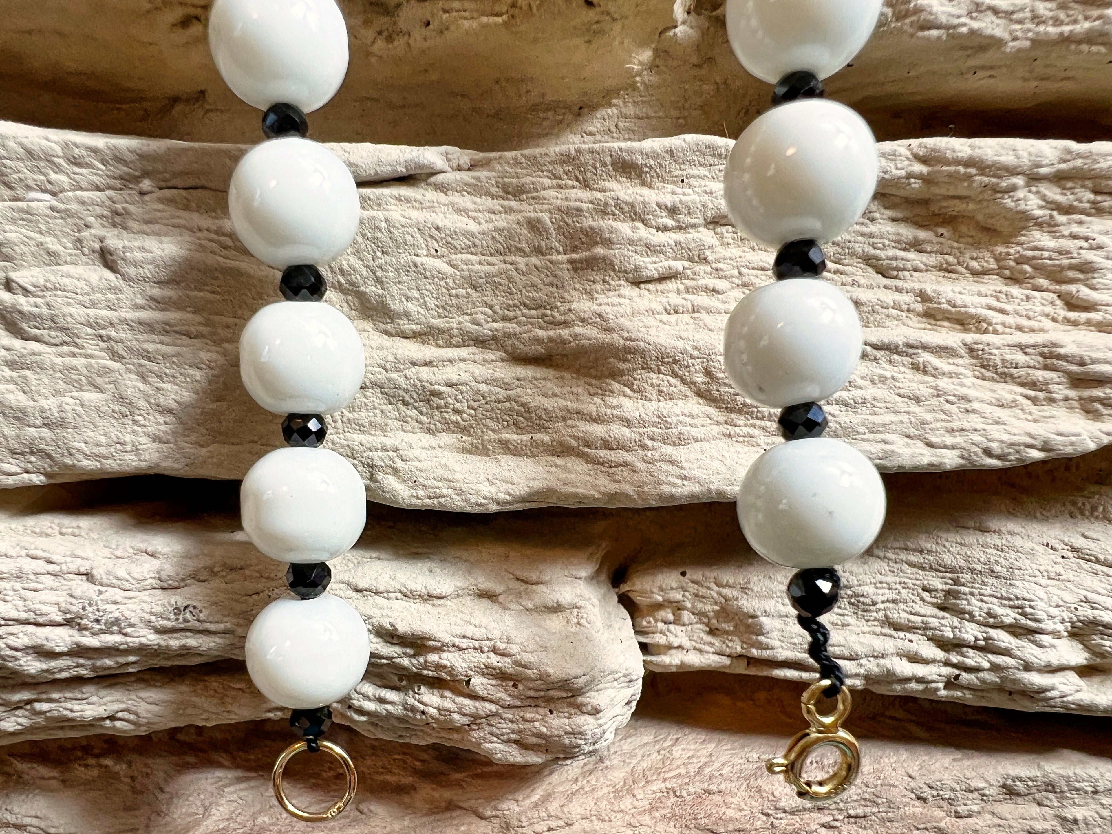 Edles Armband aus 585er Gold - INNERE RUHE & ENERGIE - 18 cm