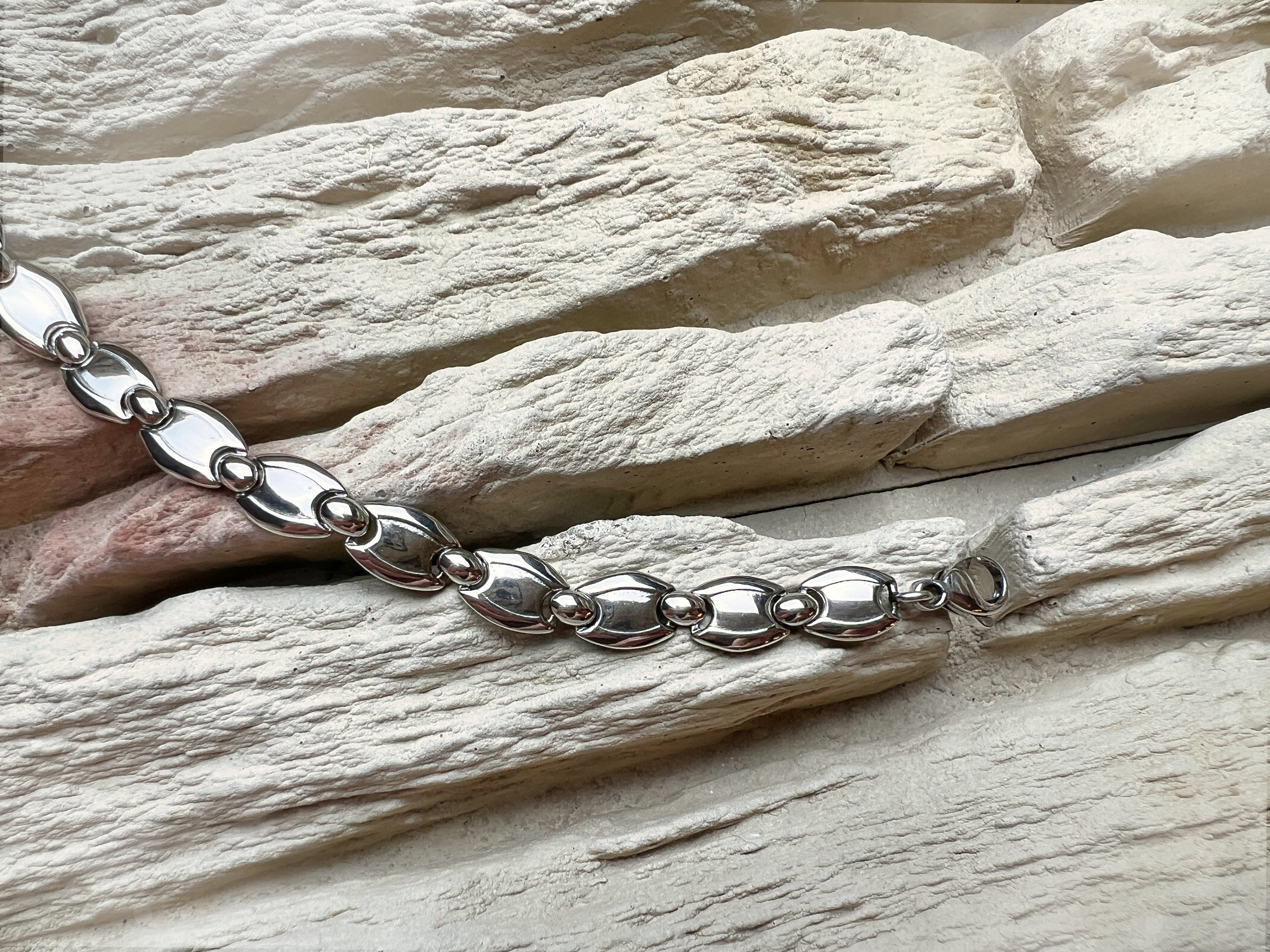 Modernes Armband - 925 Sterling Silber - ca. 19 cm - unisex