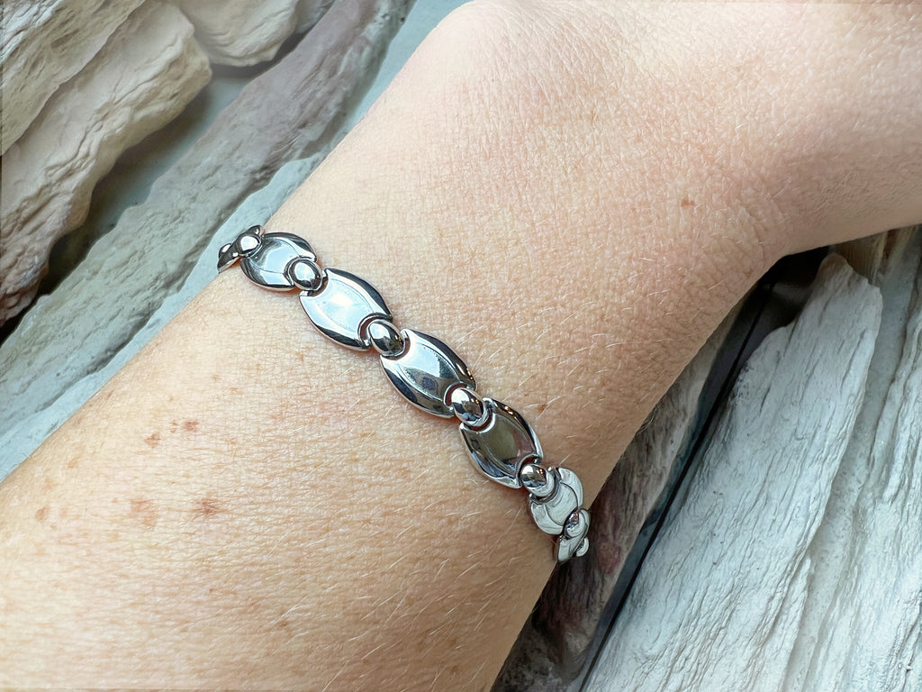 Modernes Armband - 925 Sterling Silber - ca. 19 cm - unisex