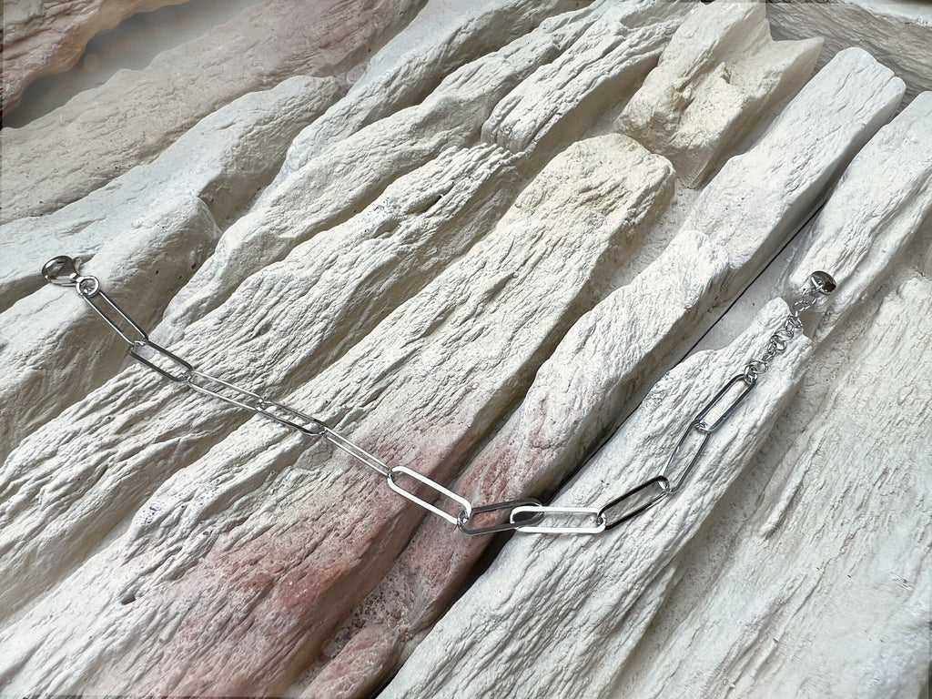 Edles Großglieder-Armband "zeitlose Eleganz" 925 Sterling Silber - ab 17 cm