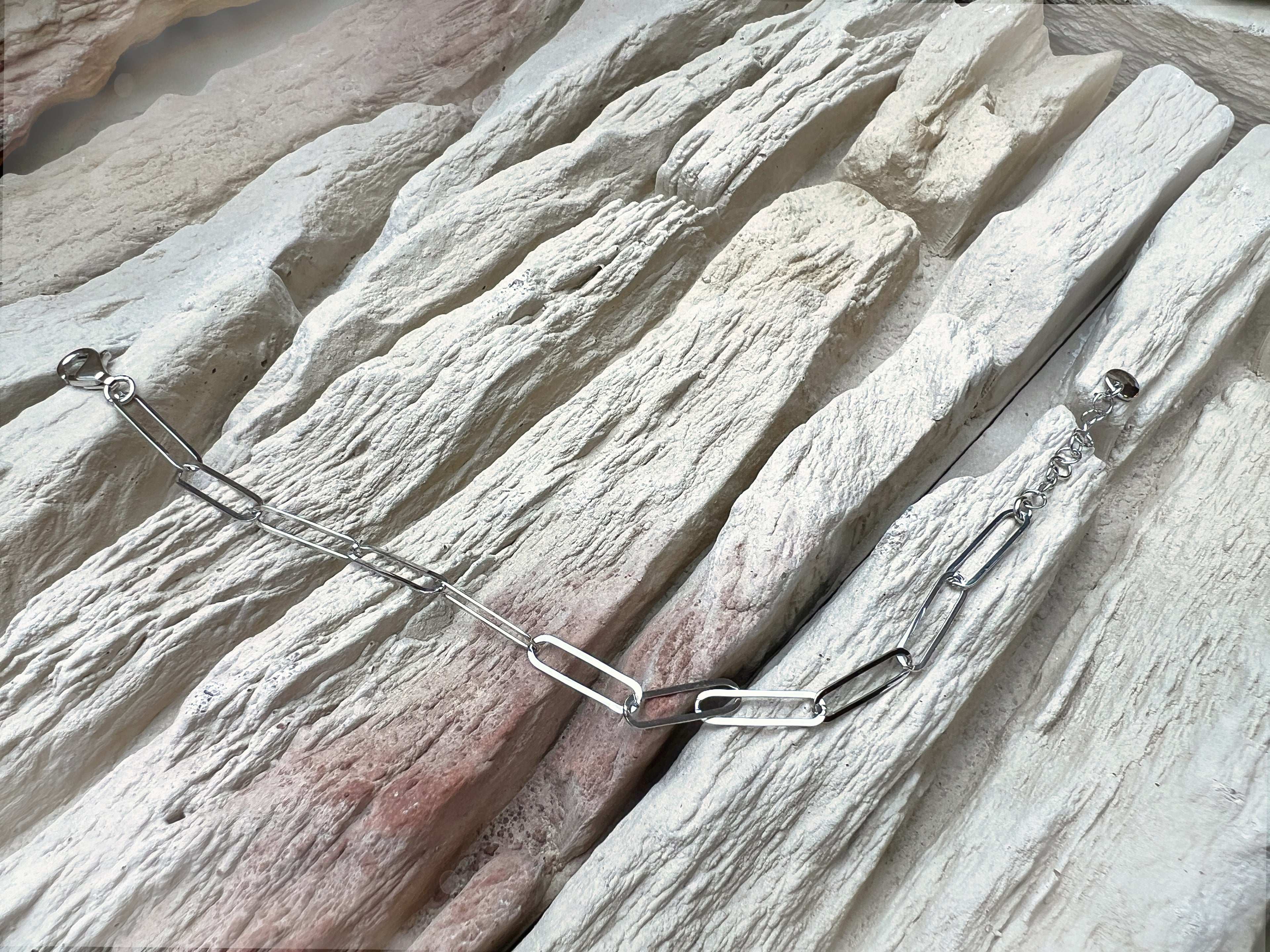 Edles Großglieder-Armband "zeitlose Eleganz" 925 Sterling Silber - ab 17 cm