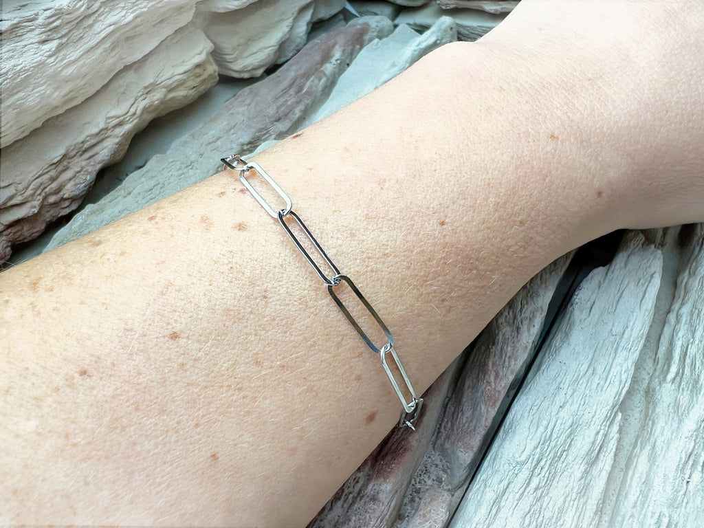 Edles Großglieder-Armband "zeitlose Eleganz" 925 Sterling Silber - ab 17 cm