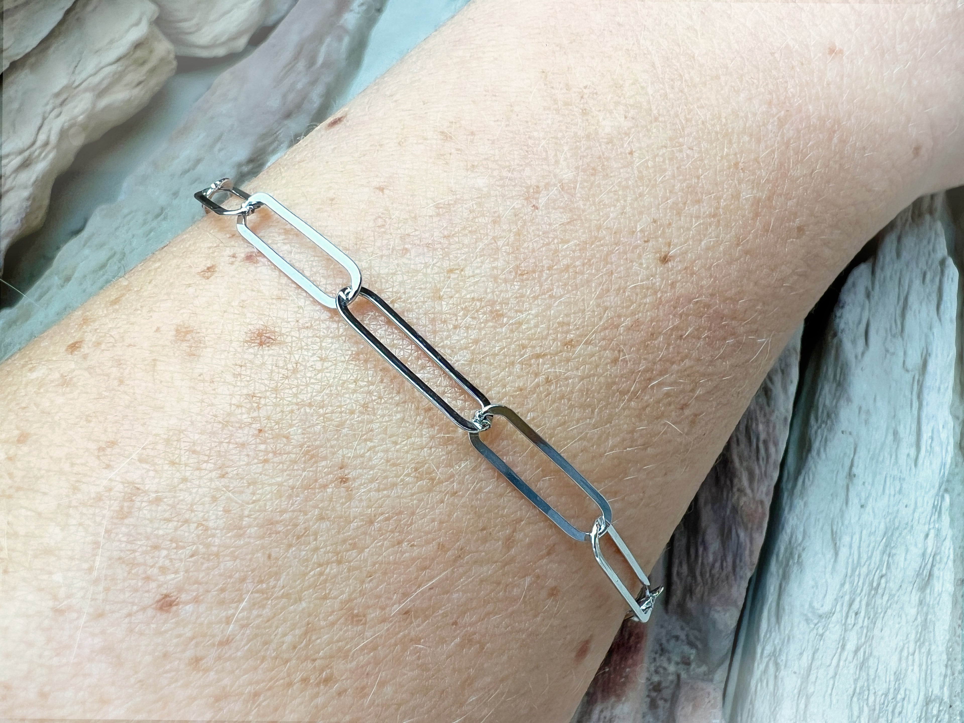 Edles Großglieder-Armband "zeitlose Eleganz" 925 Sterling Silber - ab 17 cm