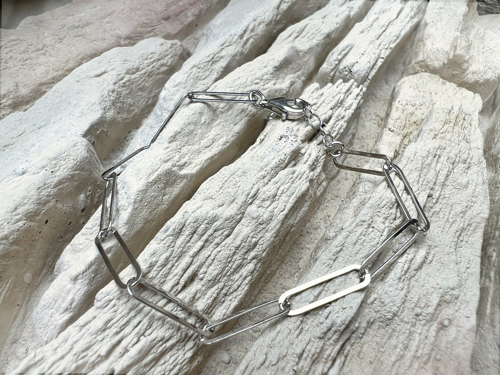 Edles Großglieder-Armband "zeitlose Eleganz" 925 Sterling Silber - ab 17 cm