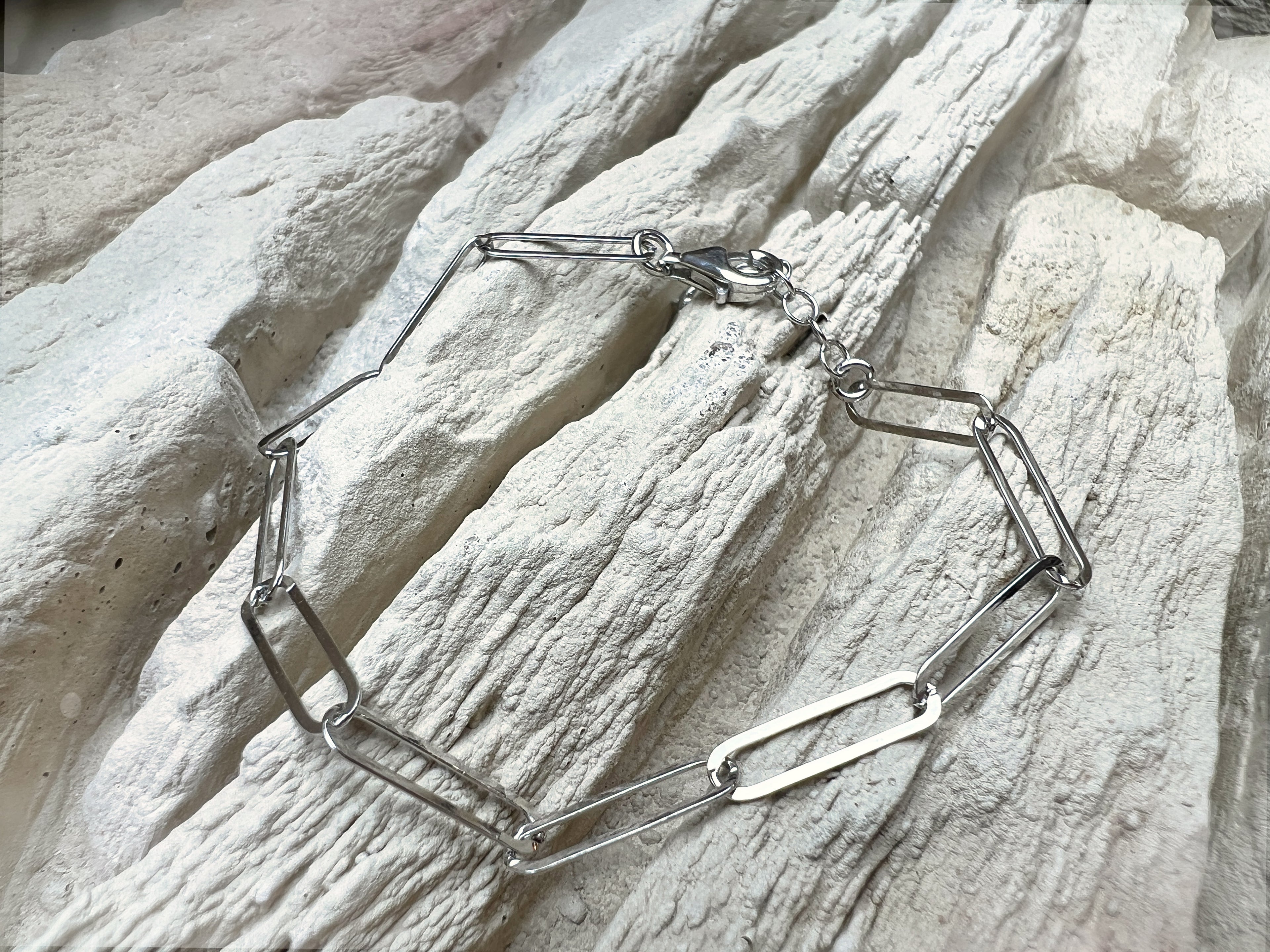 Edles Großglieder-Armband "zeitlose Eleganz" 925 Sterling Silber - ab 17 cm