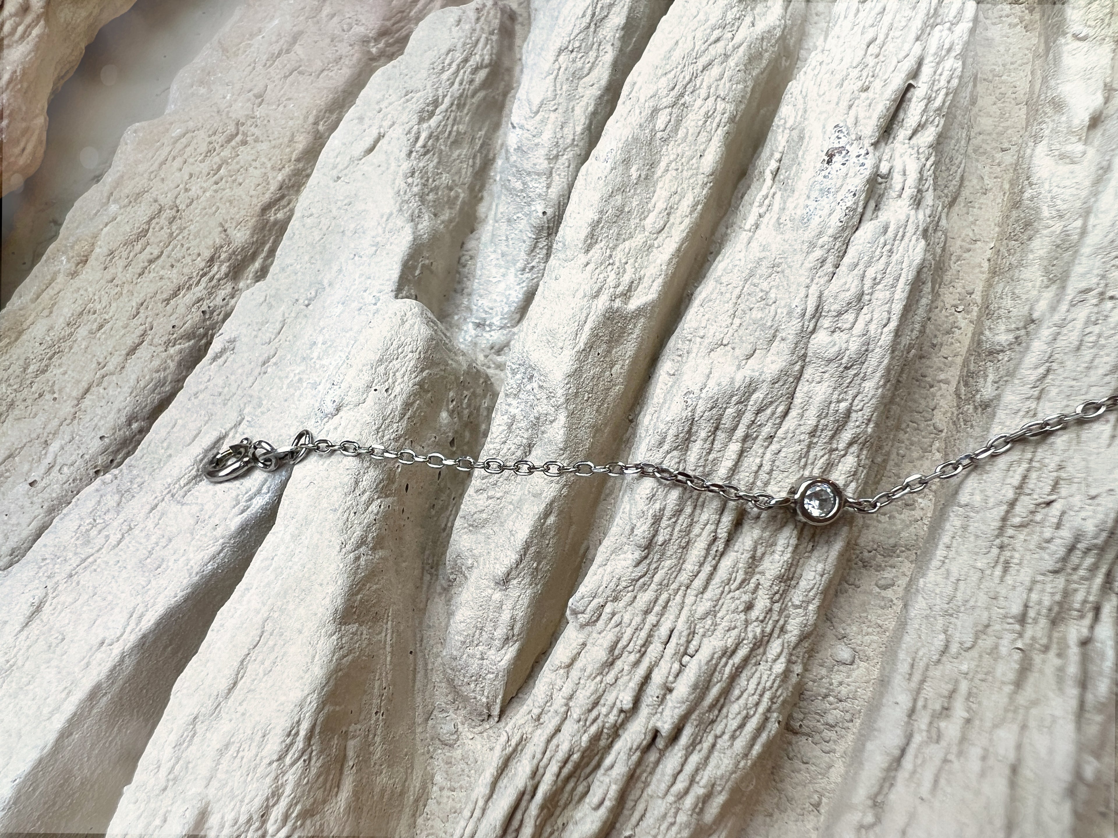 "Lebensbaum" Armband - 925 Sterling Silber - bunte Zirkonia - UNIKAT