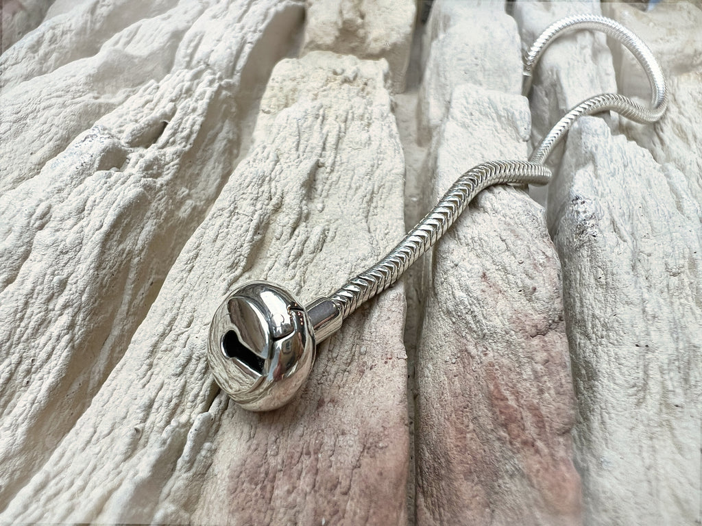 "Schlangenkette" Armband für Perlen & Charms - 925 Sterling Silber - ab 19 cm