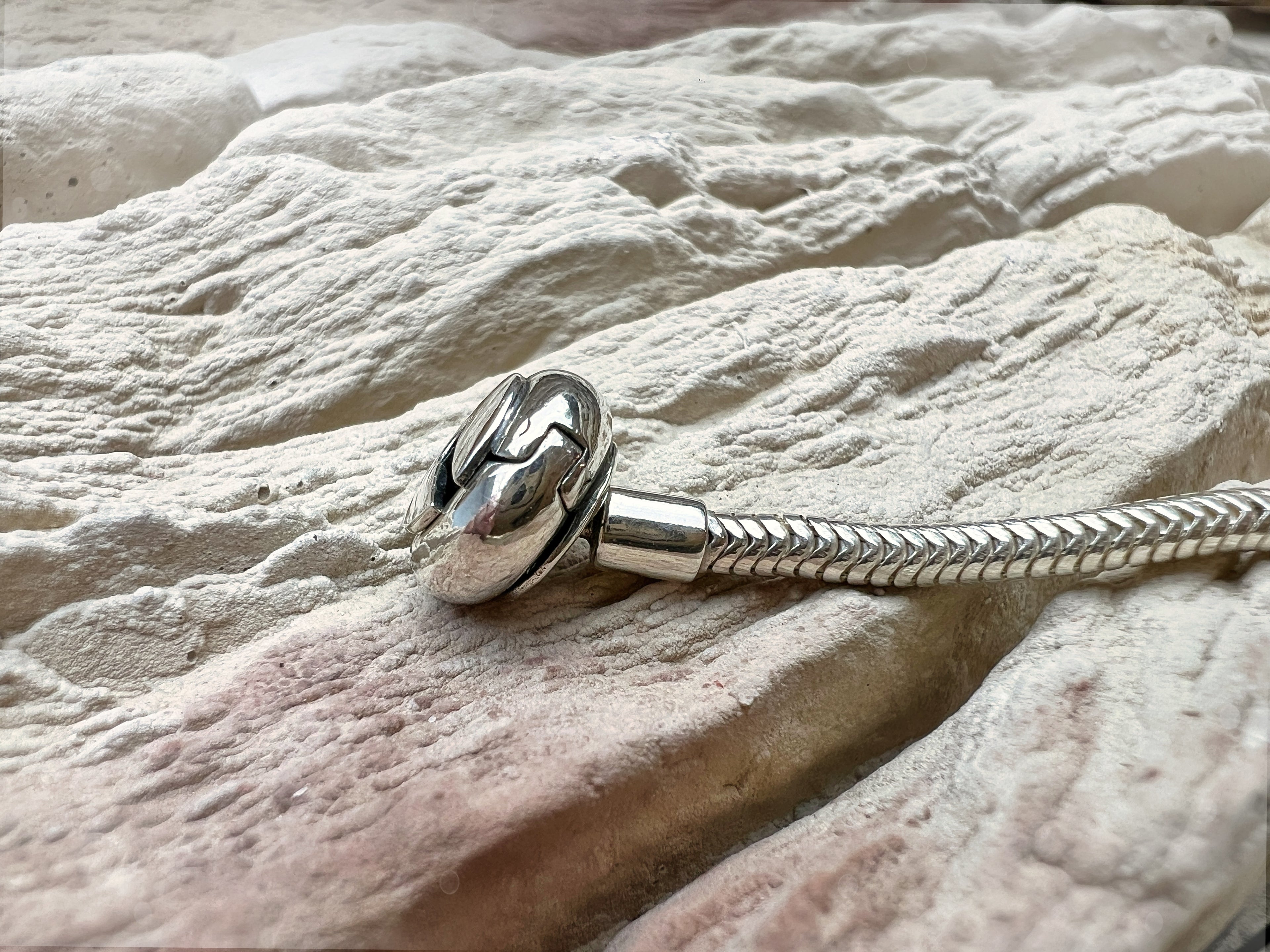 "Schlangenkette" Armband für Perlen & Charms - 925 Sterling Silber - ab 19 cm