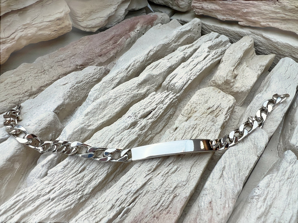 ID-Armband / Namensarmband - 925 Sterling Silber - ca. 20 cm - unisex