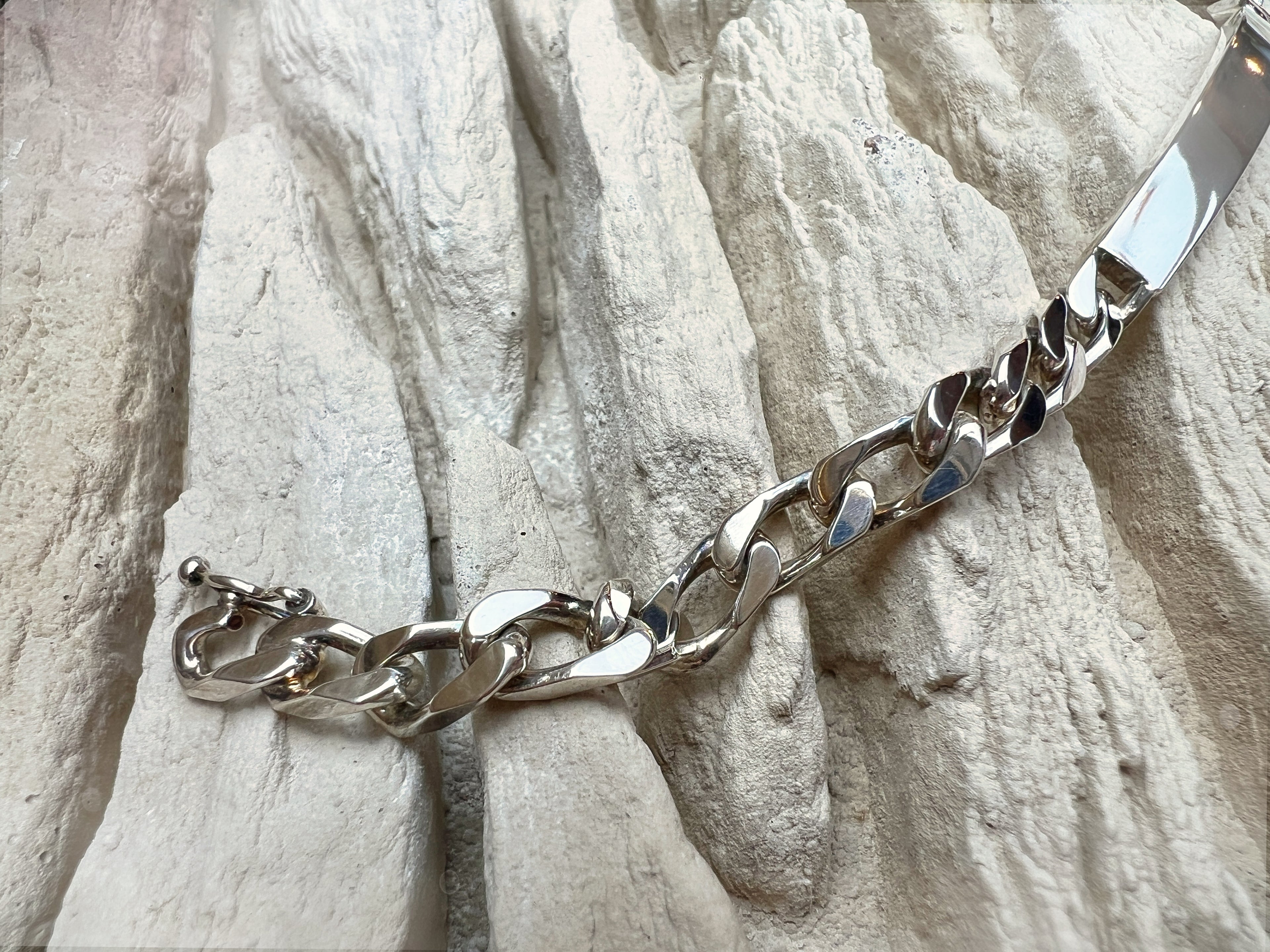 ID-Armband / Namensarmband - 925 Sterling Silber - ca. 20 cm - unisex