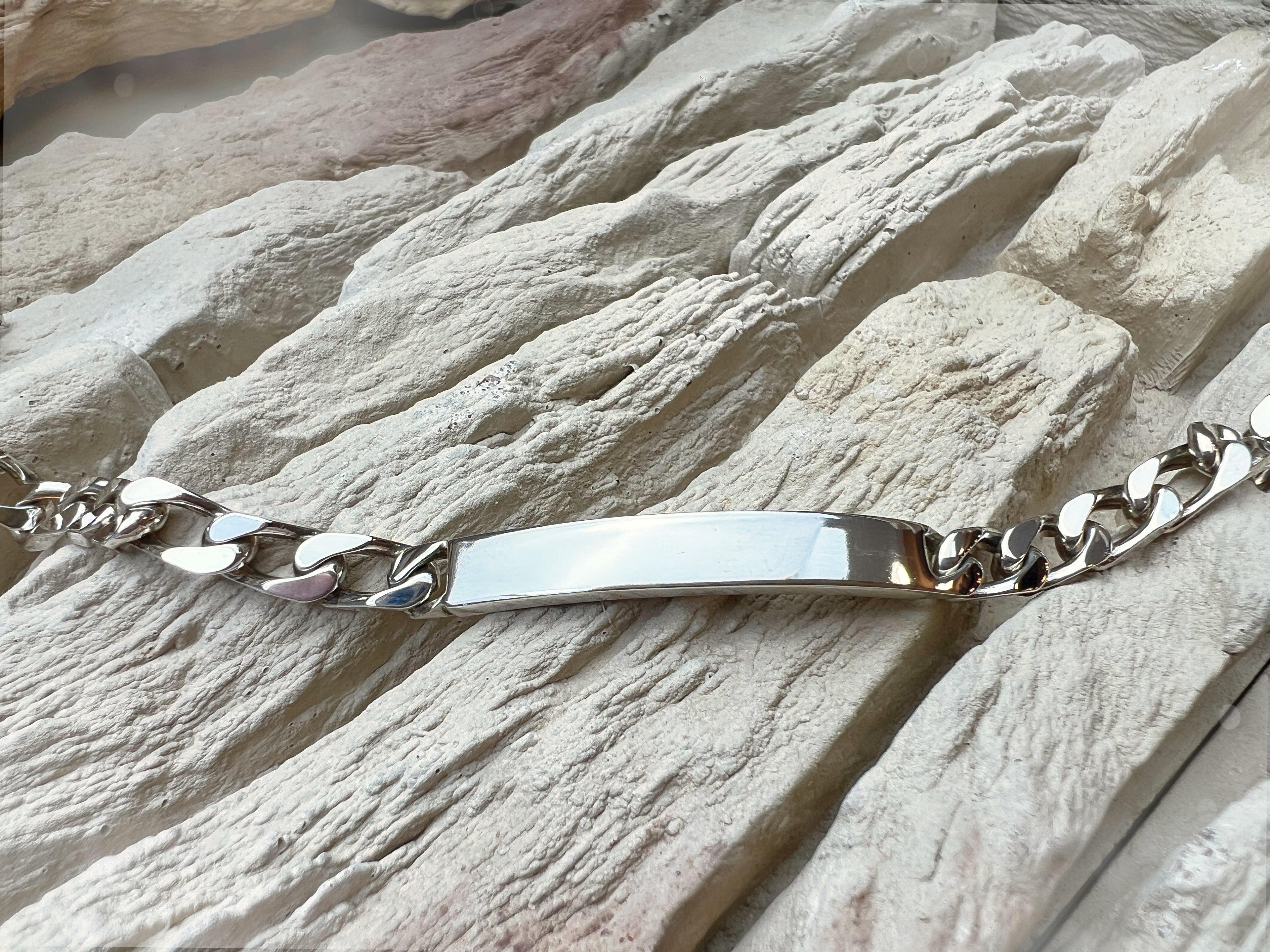 ID-Armband / Namensarmband - 925 Sterling Silber - ca. 20 cm - unisex