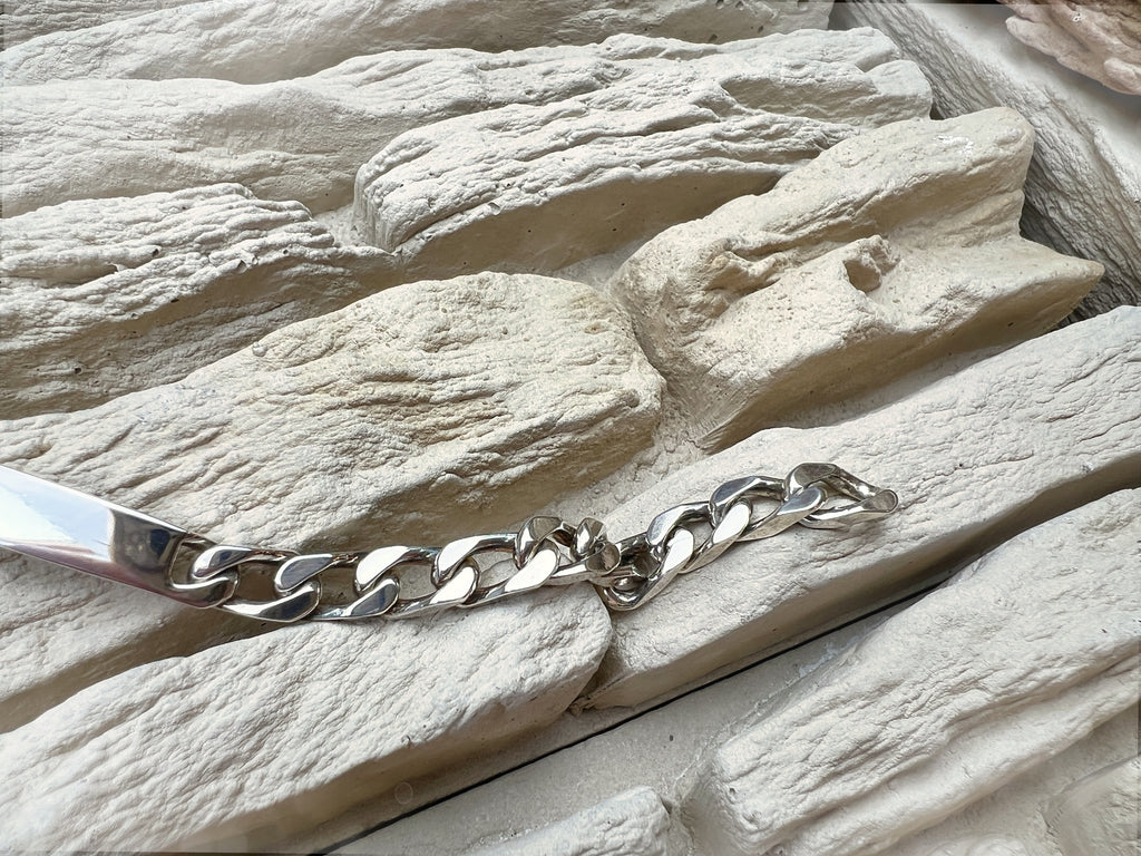 ID-Armband / Namensarmband - 925 Sterling Silber - ca. 20 cm - unisex