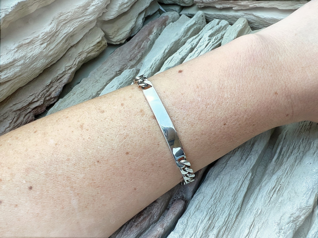 ID-Armband / Namensarmband - 925 Sterling Silber - ca. 20 cm - unisex