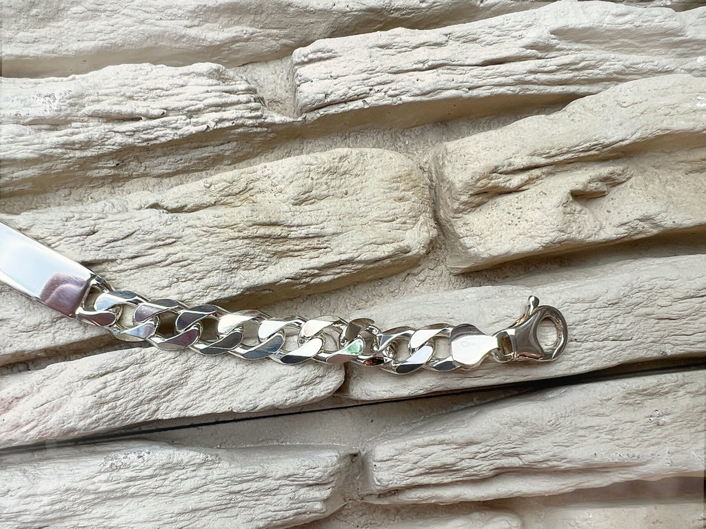 ID-Armband / Namensarmband - 925 Sterling Silber - ca. 21 cm - unisex