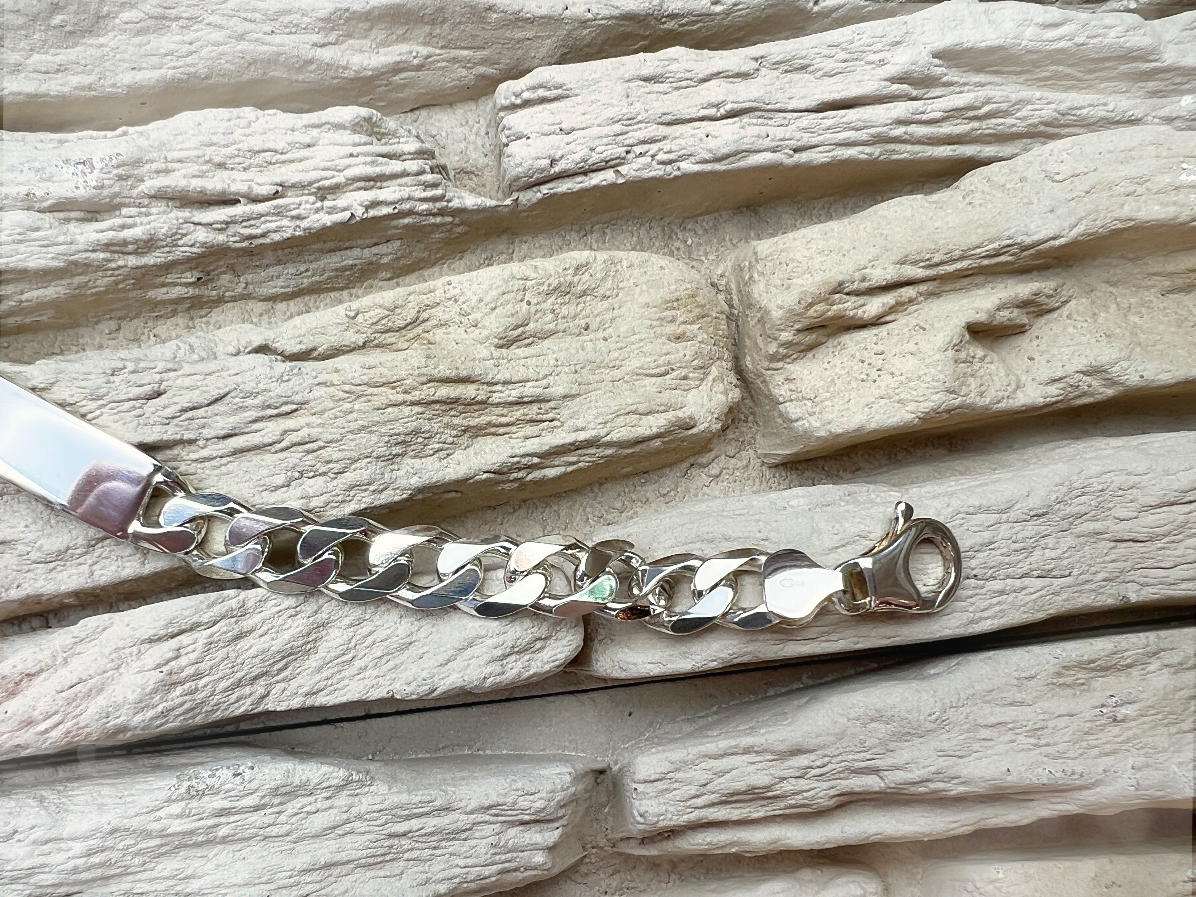 ID-Armband / Namensarmband - 925 Sterling Silber - ca. 21 cm - unisex