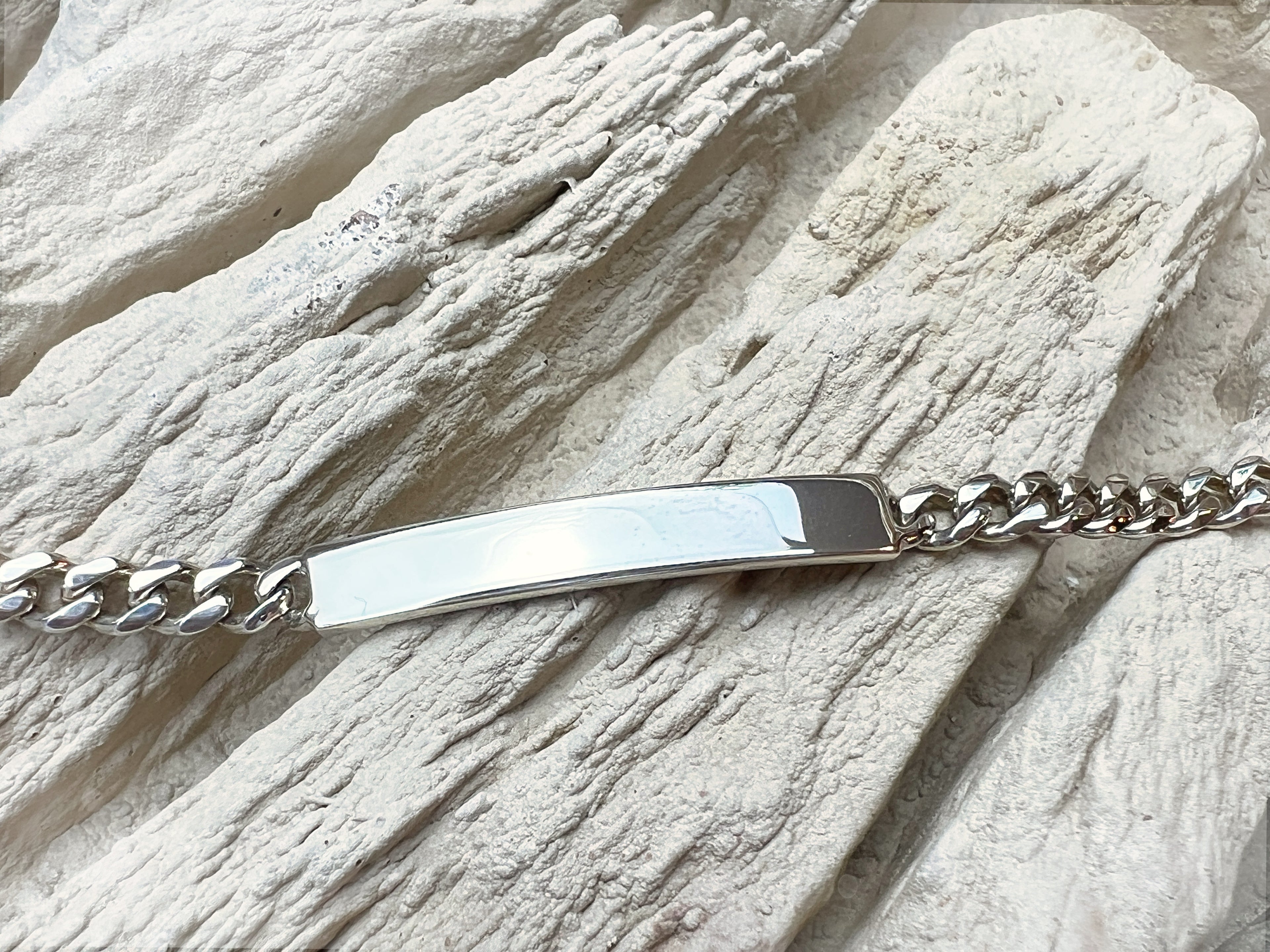 ID-Armband / Namensarmband - 925 Sterling Silber - ca. 21 cm - unisex