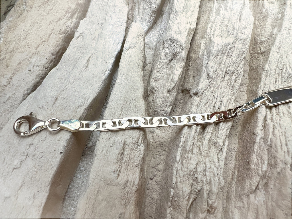 ID-Armband / Namensarmband - 925 Sterling Silber - ca. 19 cm - unisex