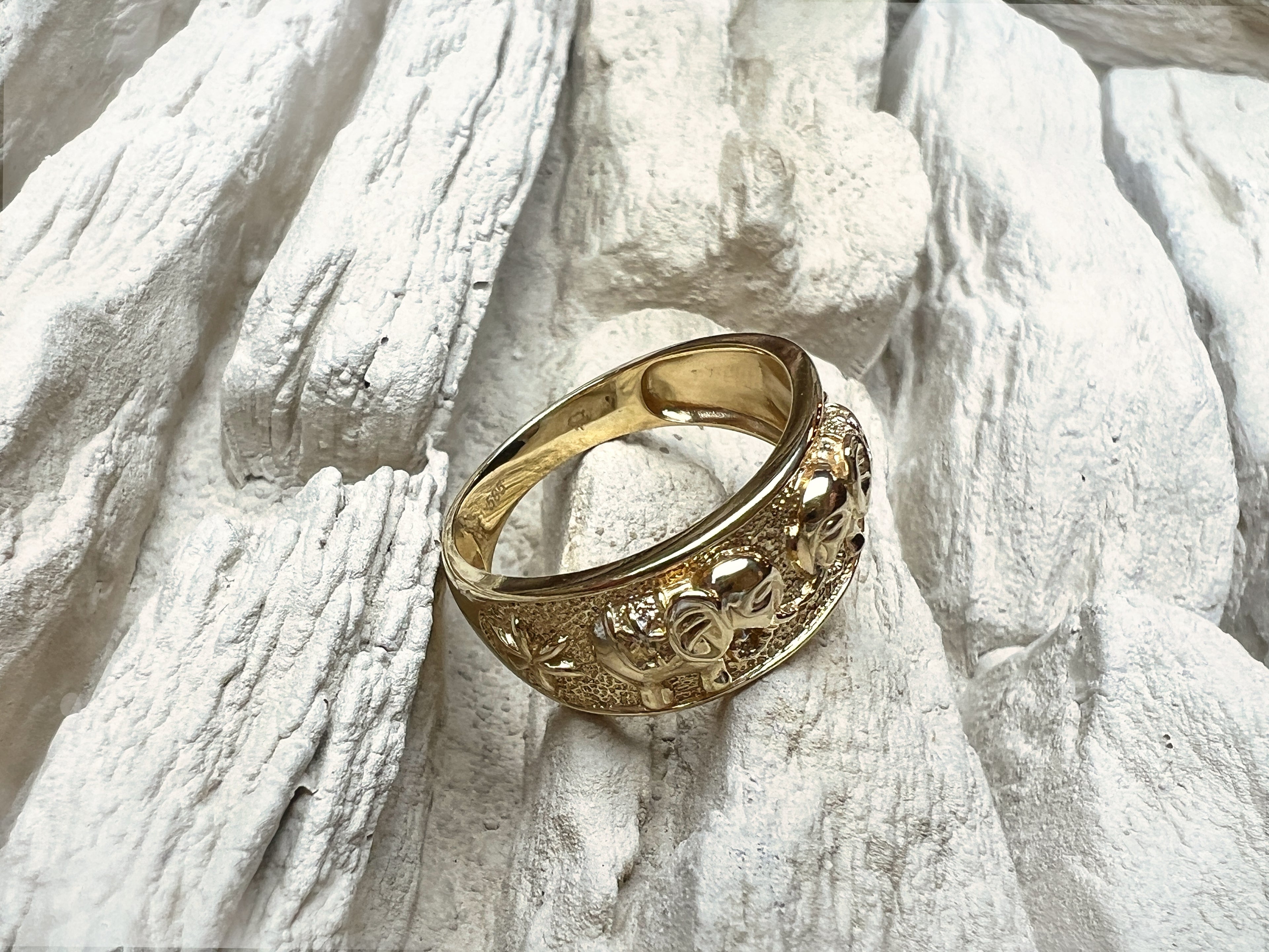 Elefant-Ring aus 585er Gold mit schöner Symbolik – Nr. 59-60 (19-20)