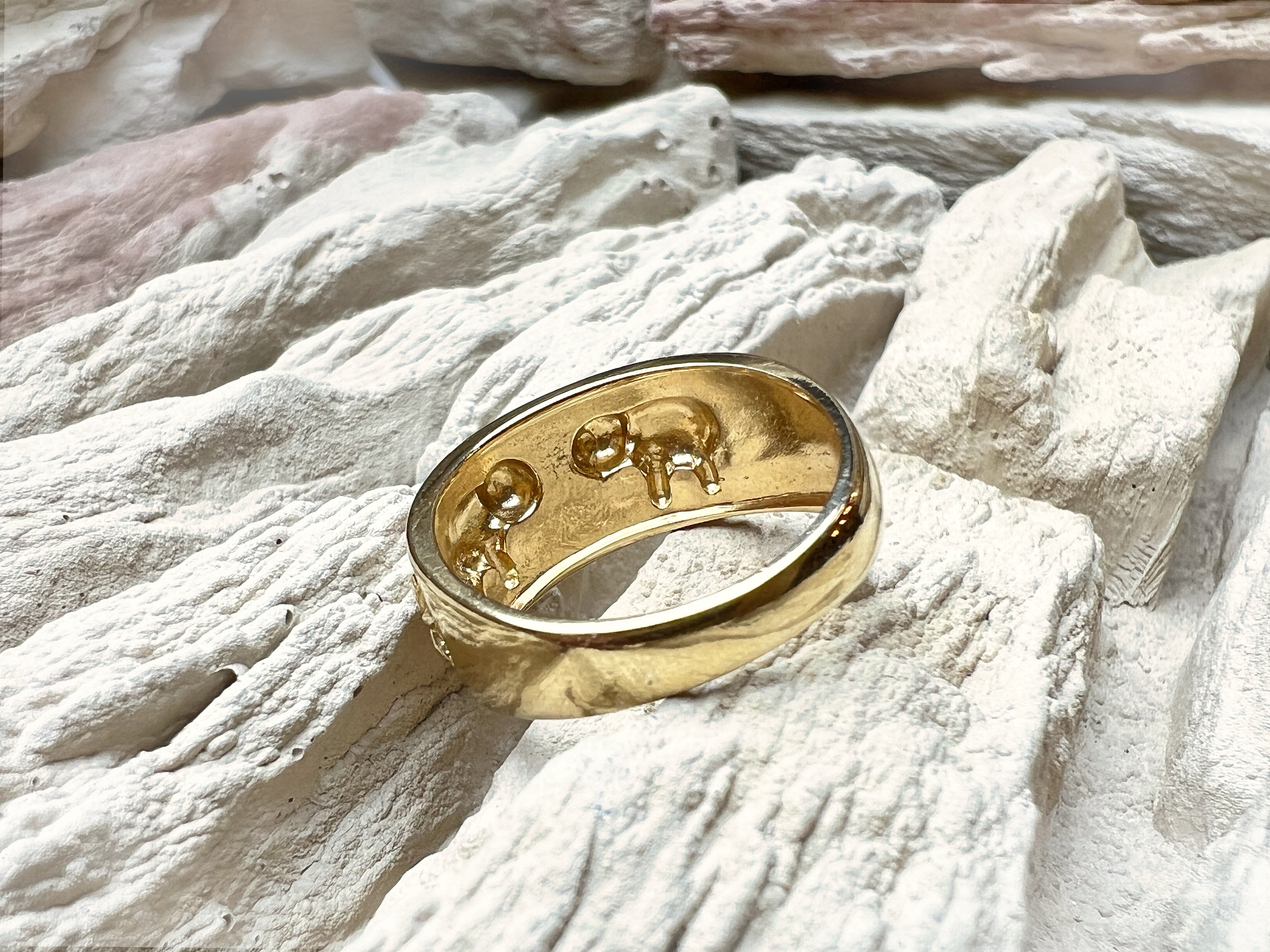 Elefant-Ring aus 585er Gold mit schöner Symbolik – Nr. 59-60 (19-20)
