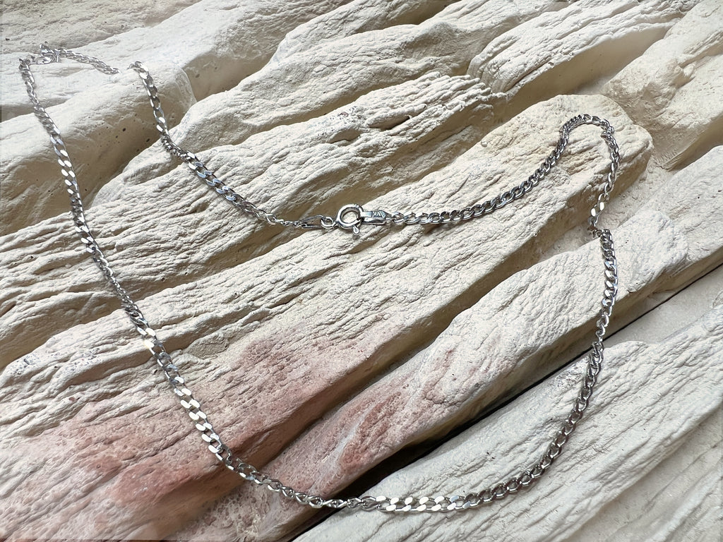 Massive Panzerkette aus 925er Sterling Silber / 32 - 50 cm | 1,7 mm