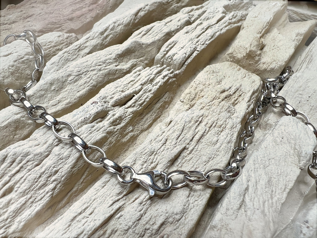 Massive Erbskette aus 925er Sterling Silber – 60 cm | 5 mm