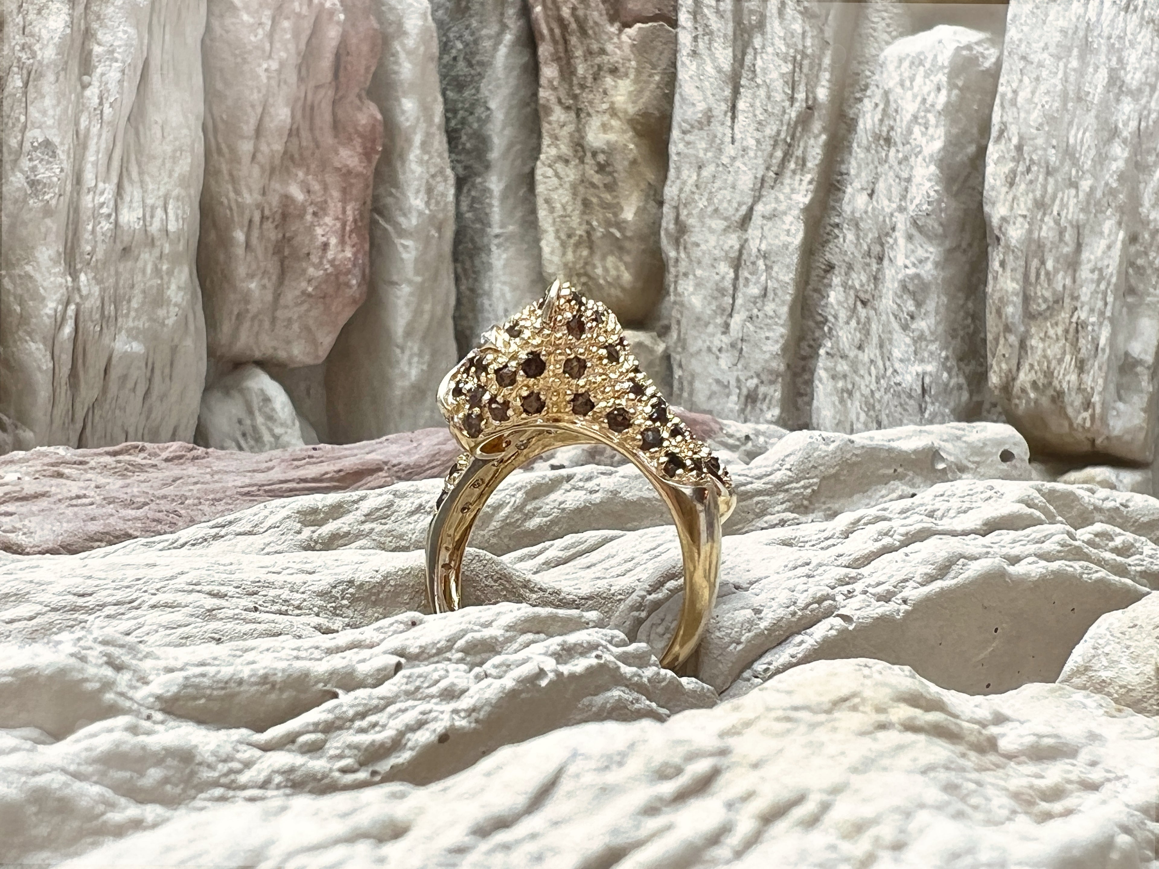 PANTHER-Ring – kraftvoll & luxuriös – Gold | Nr. 57-58 (17-18) | 6,1 Gramm