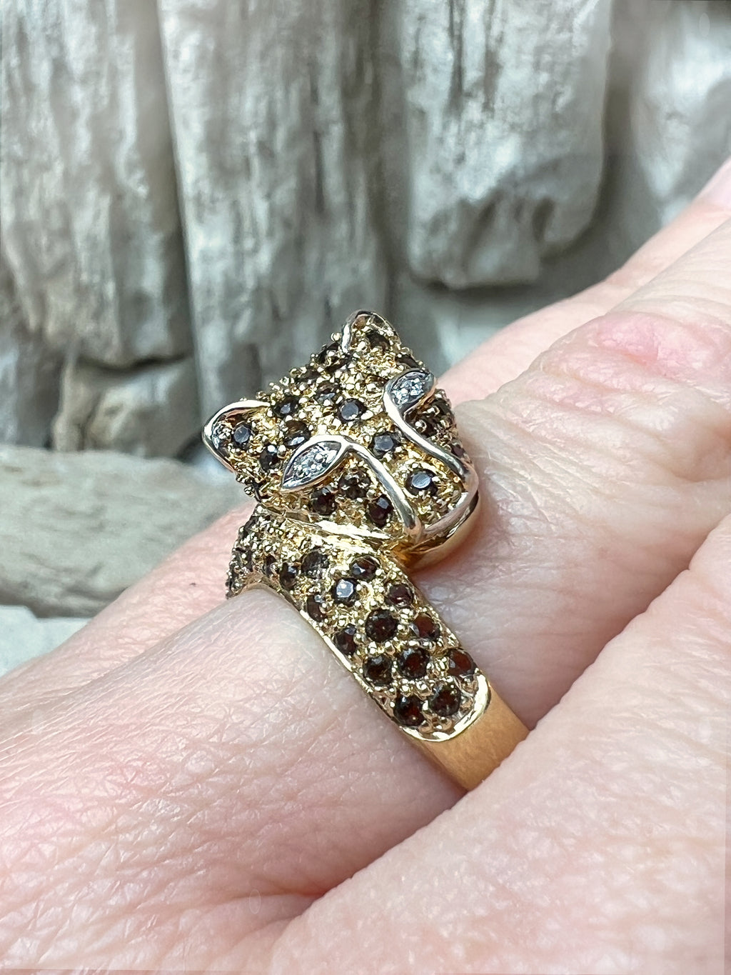 PANTHER-Ring – kraftvoll & luxuriös – Gold | Nr. 57-58 (17-18) | 6,1 Gramm