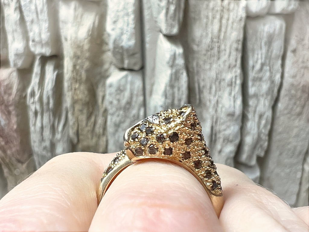 PANTHER-Ring – kraftvoll & luxuriös – Gold | Nr. 57-58 (17-18) | 6,1 Gramm