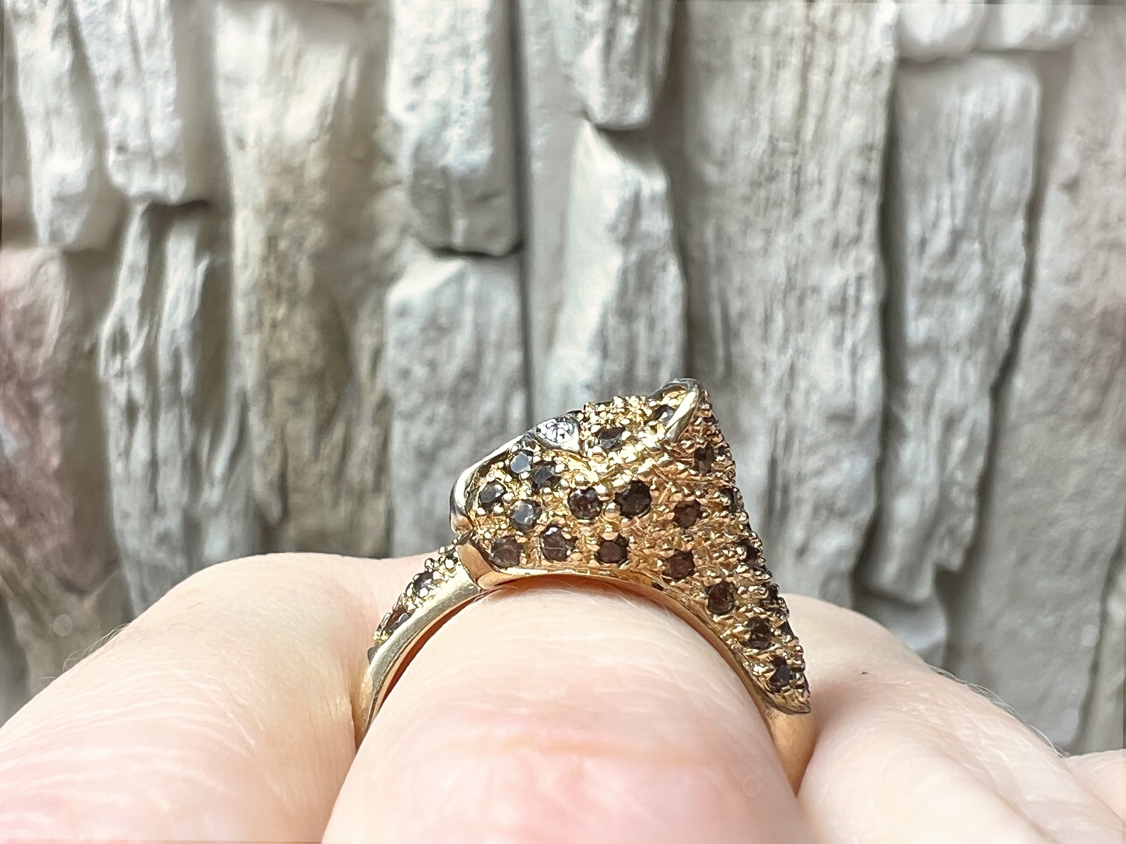 PANTHER-Ring – kraftvoll & luxuriös – Gold | Nr. 57-58 (17-18) | 6,1 Gramm