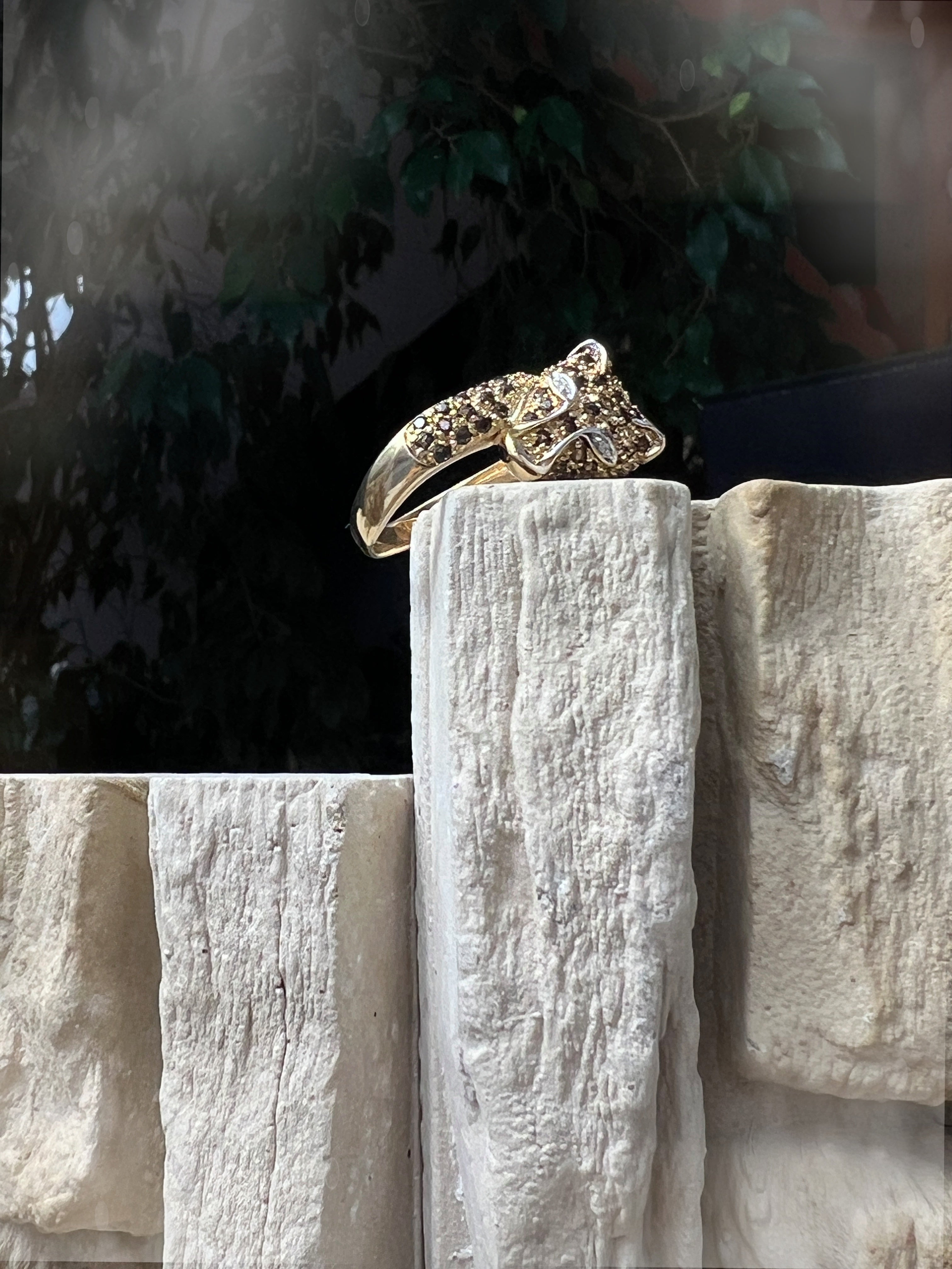 PANTHER-Ring – kraftvoll & luxuriös – Gold | Nr. 57-58 (17-18) | 6,1 Gramm