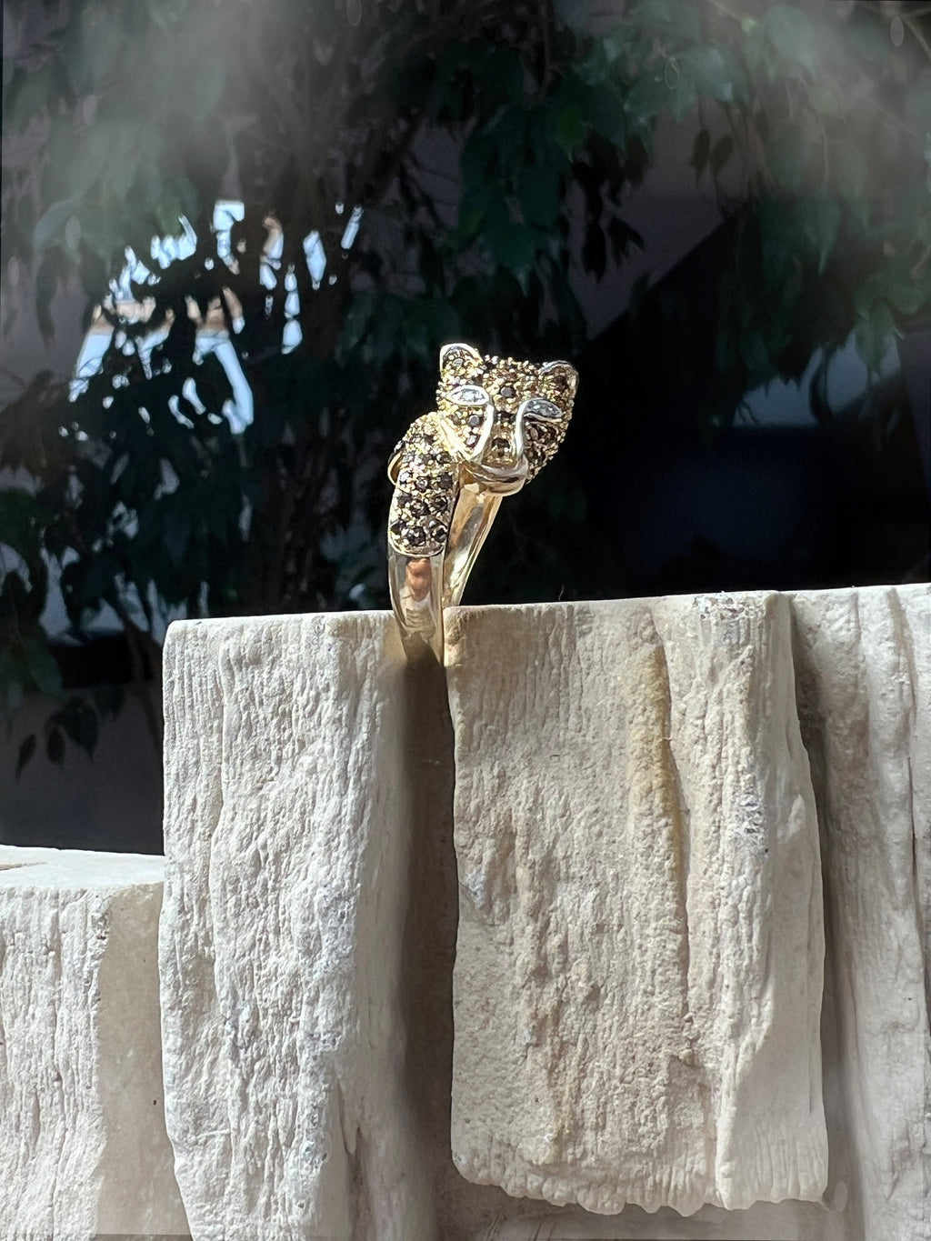 PANTHER-Ring – kraftvoll & luxuriös – Gold | Nr. 57-58 (17-18) | 6,1 Gramm