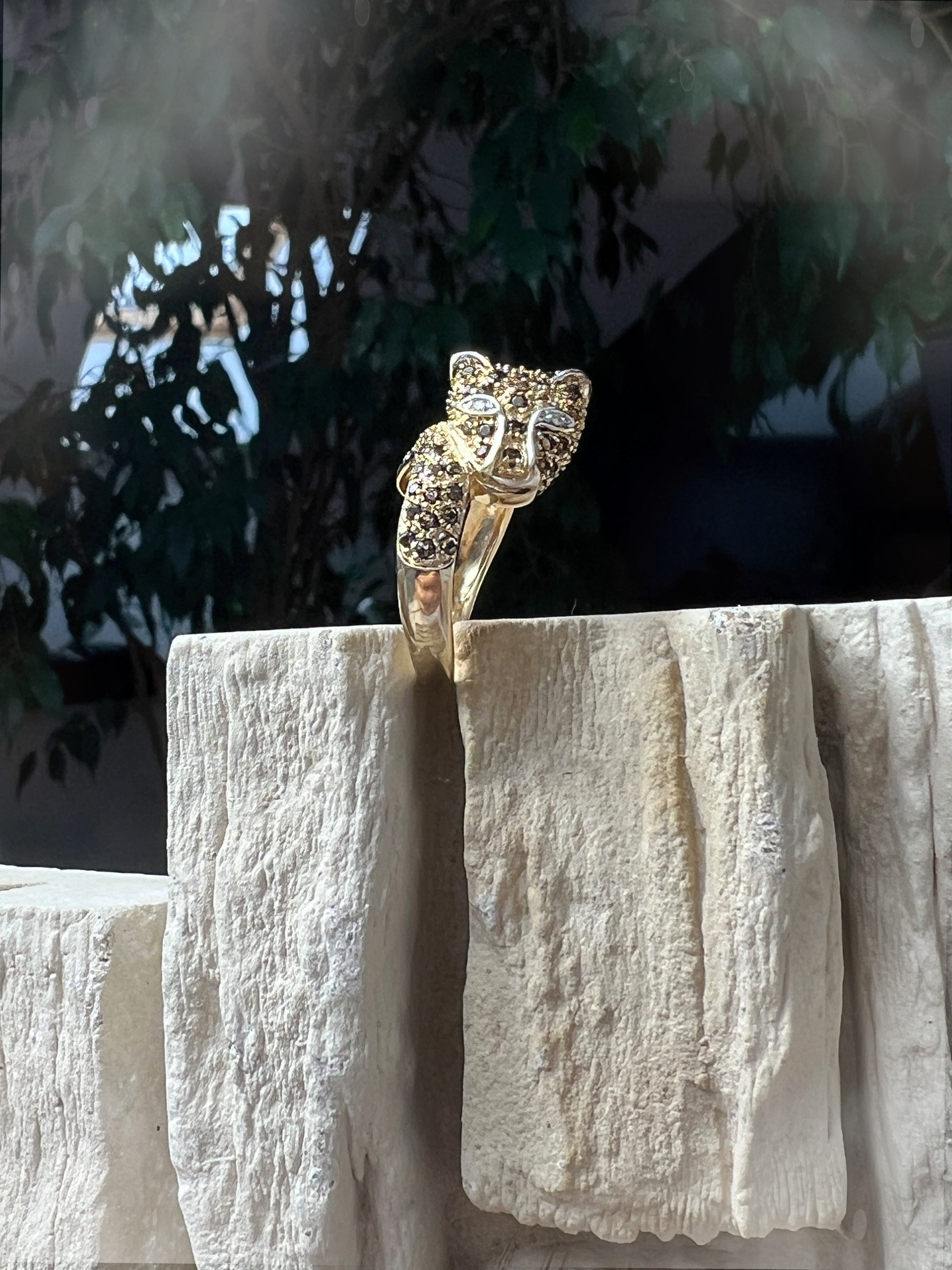 PANTHER-Ring – kraftvoll & luxuriös – Gold | Nr. 57-58 (17-18) | 6,1 Gramm