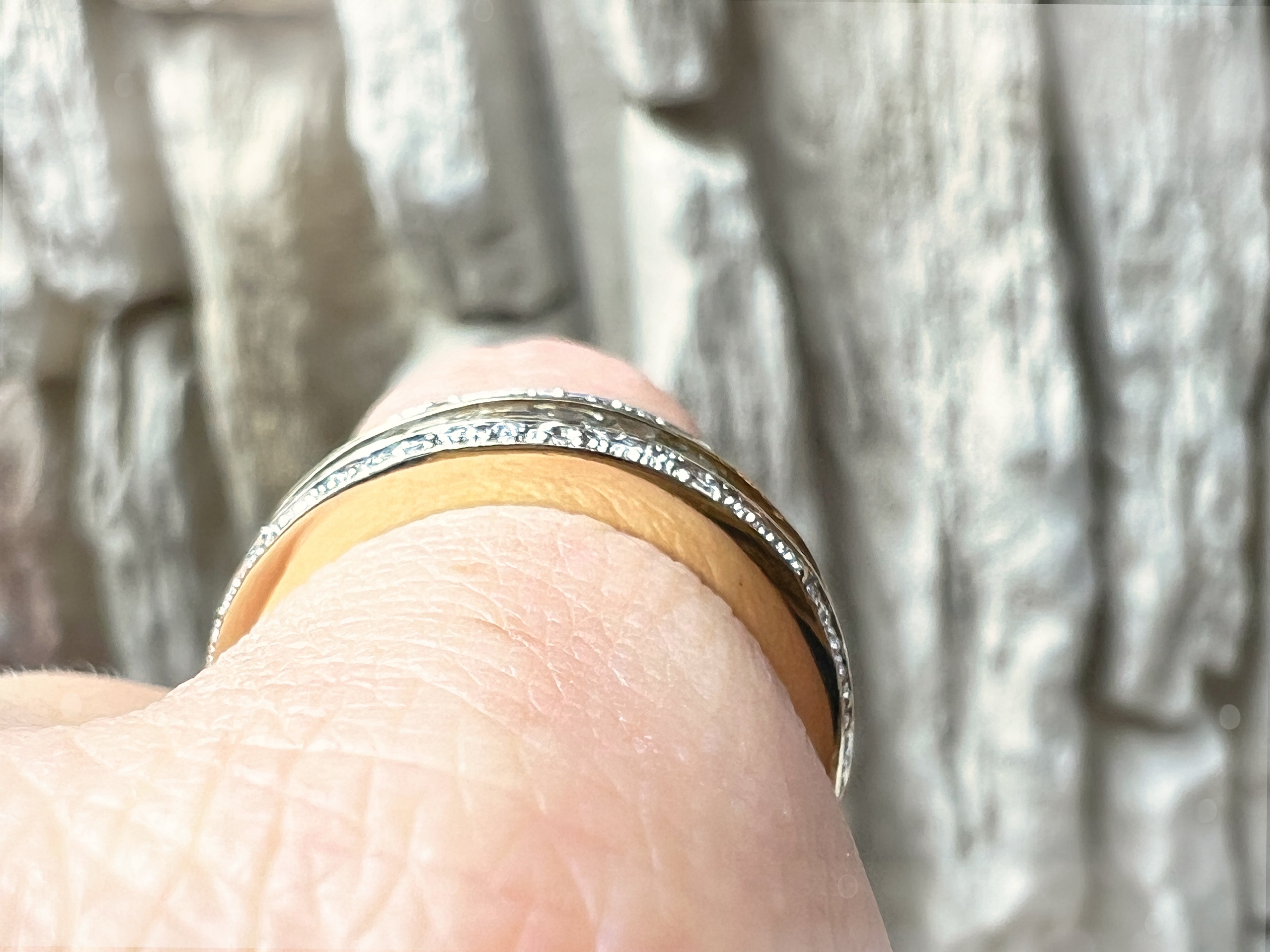 LUXUS-Ring aus 585er Gold mit Diamanten & Edelsteinen – Nr. 56 (16)